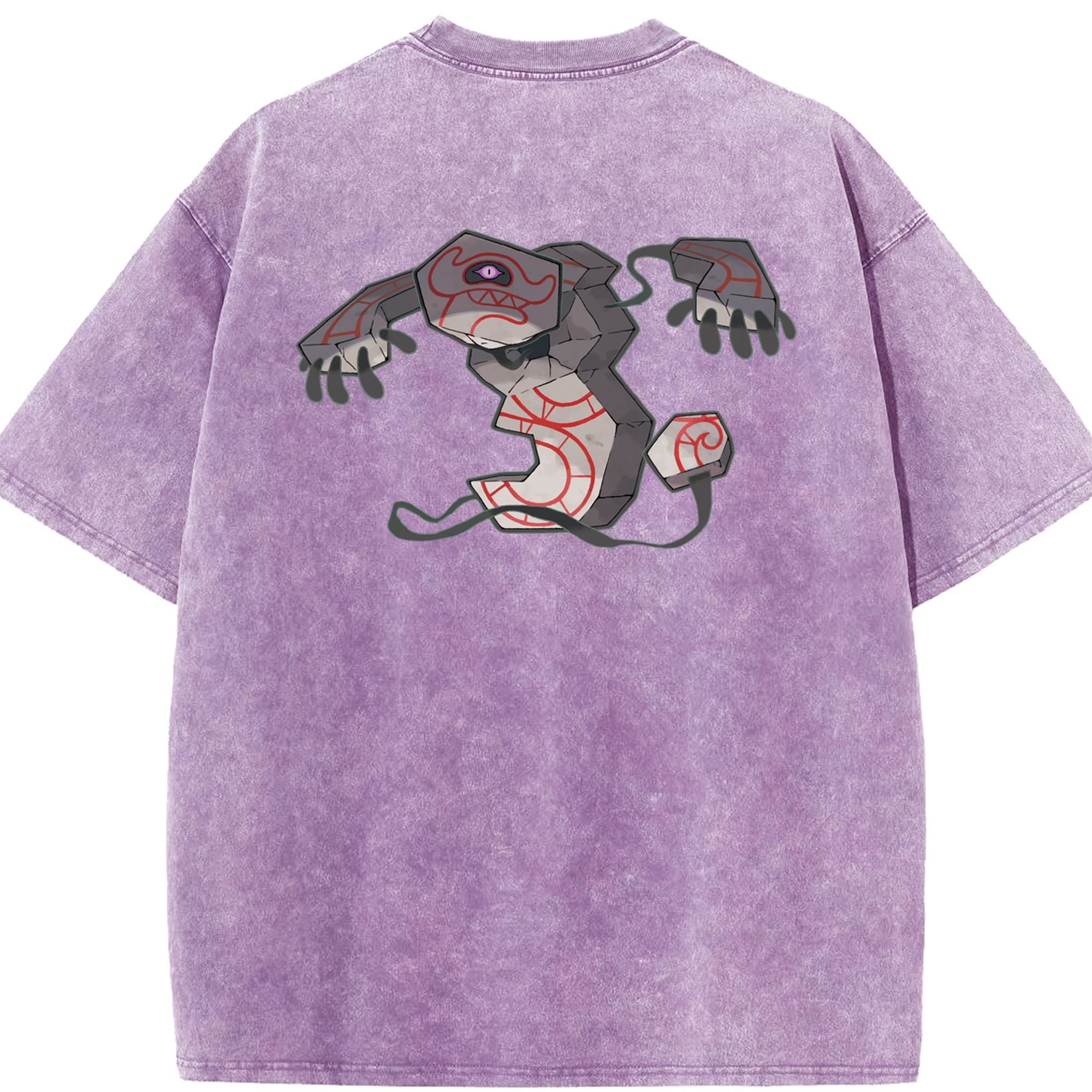 （画像用） ポケットモンスター Pokémon 綿100% ヴィンテージ風 半袖Tシャツ（背面プリント）