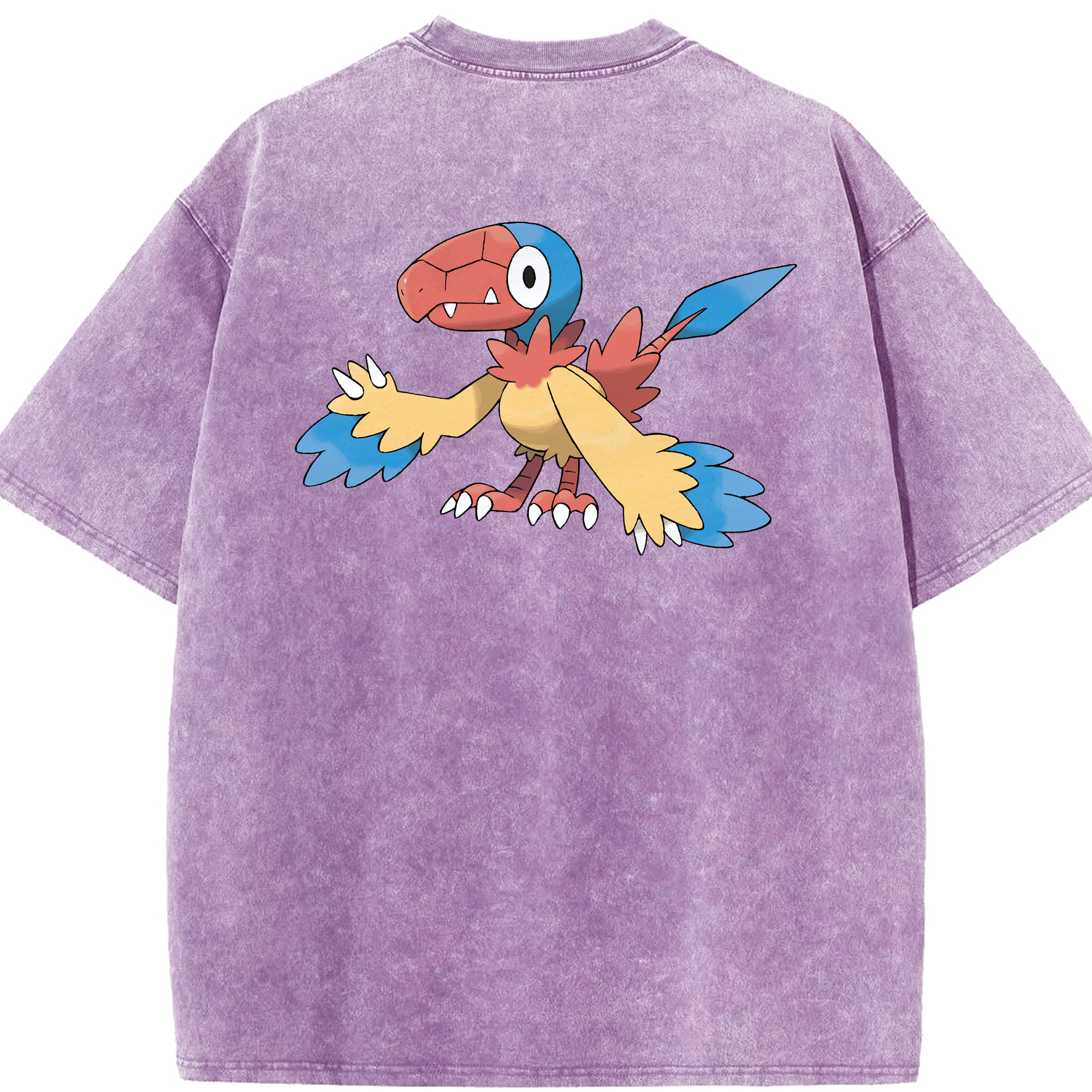 （画像用） ポケットモンスター Pokémon 綿100% ヴィンテージ風 半袖Tシャツ（背面プリント）