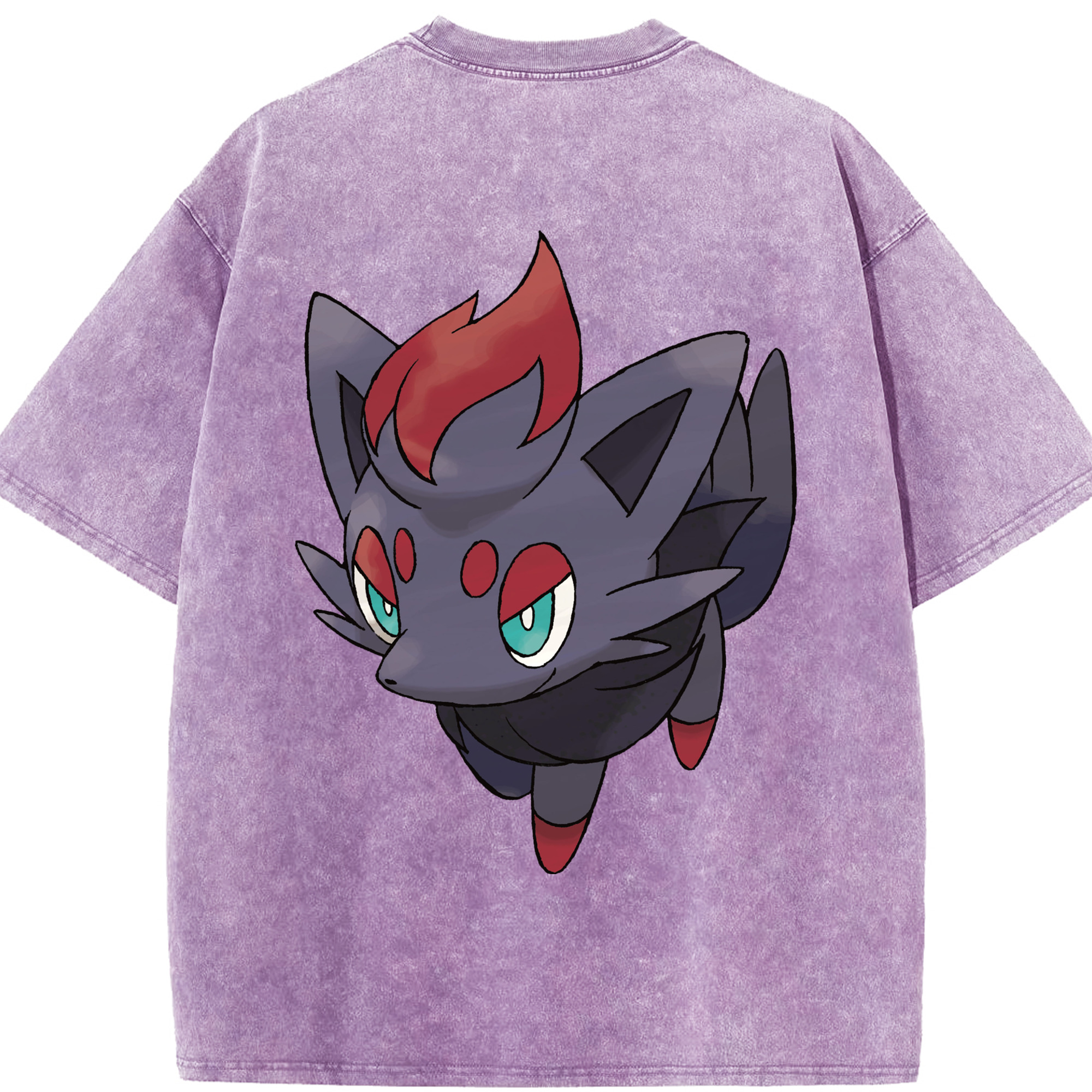 （画像用） ポケットモンスター Pokémon 綿100% ヴィンテージ風 半袖Tシャツ（背面プリント）