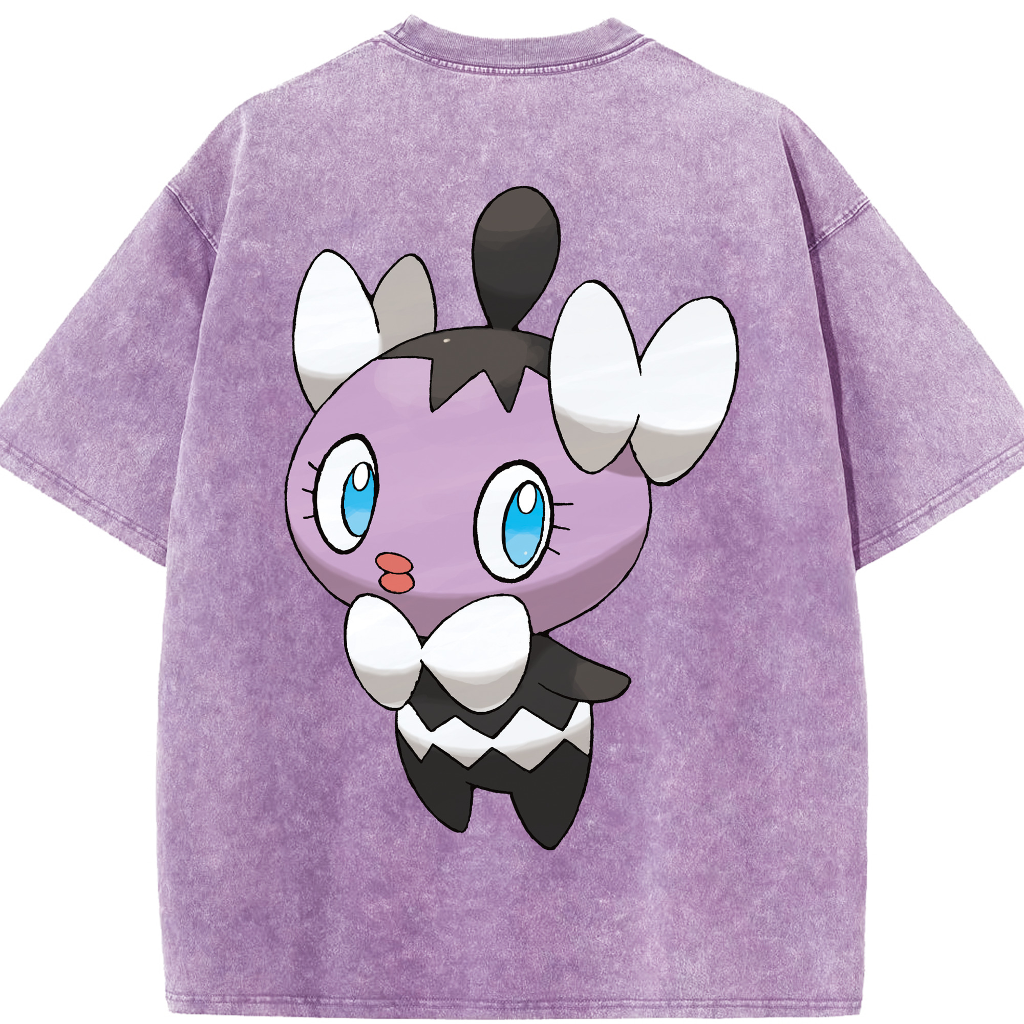 （画像用） ポケットモンスター Pokémon 綿100% ヴィンテージ風 半袖Tシャツ（背面プリント）