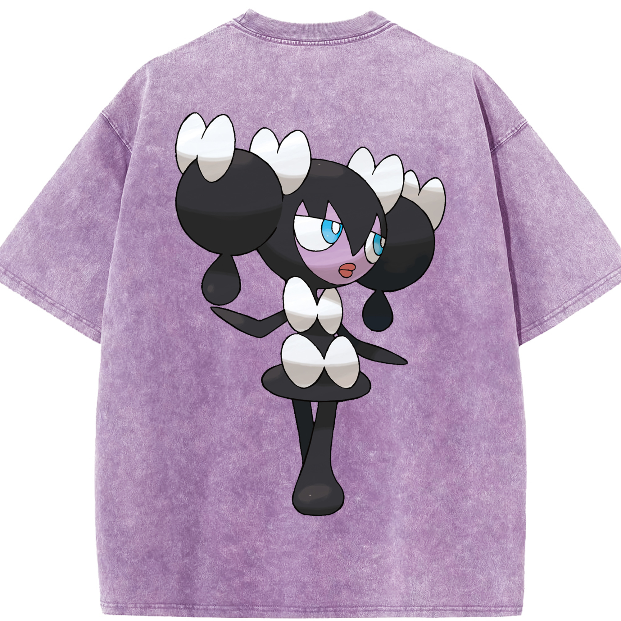 （画像用） ポケットモンスター Pokémon 綿100% ヴィンテージ風 半袖Tシャツ（背面プリント）