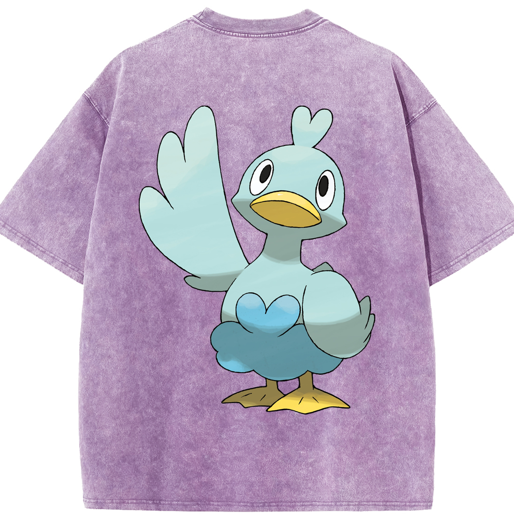（画像用） ポケットモンスター Pokémon 綿100% ヴィンテージ風 半袖Tシャツ（背面プリント）