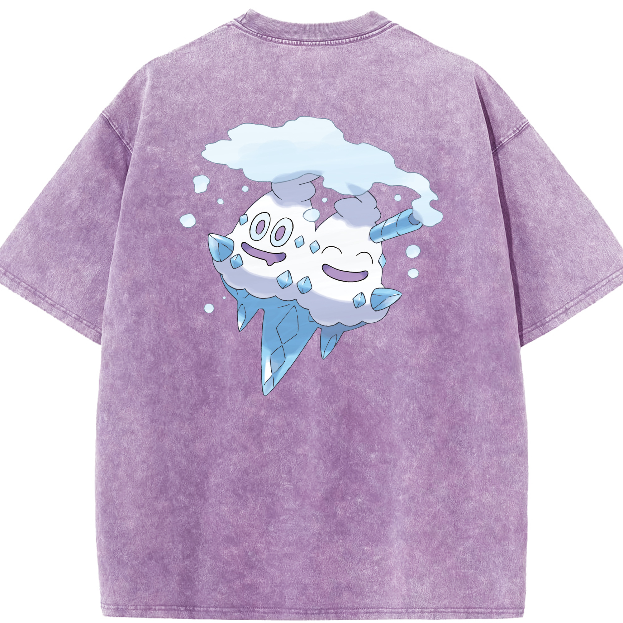 （画像用） ポケットモンスター Pokémon 綿100% ヴィンテージ風 半袖Tシャツ（背面プリント）