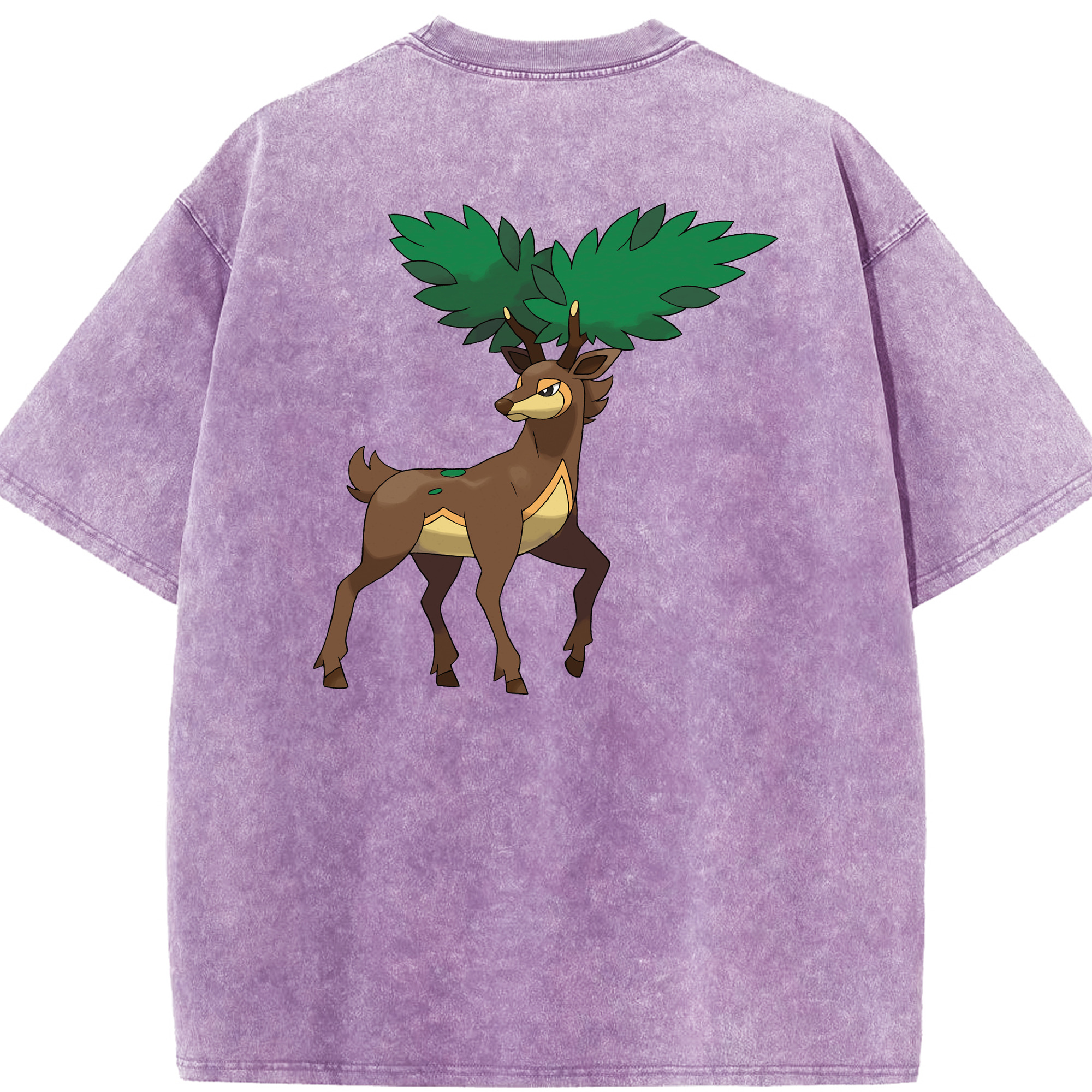 （画像用） ポケットモンスター Pokémon 綿100% ヴィンテージ風 半袖Tシャツ（背面プリント）
