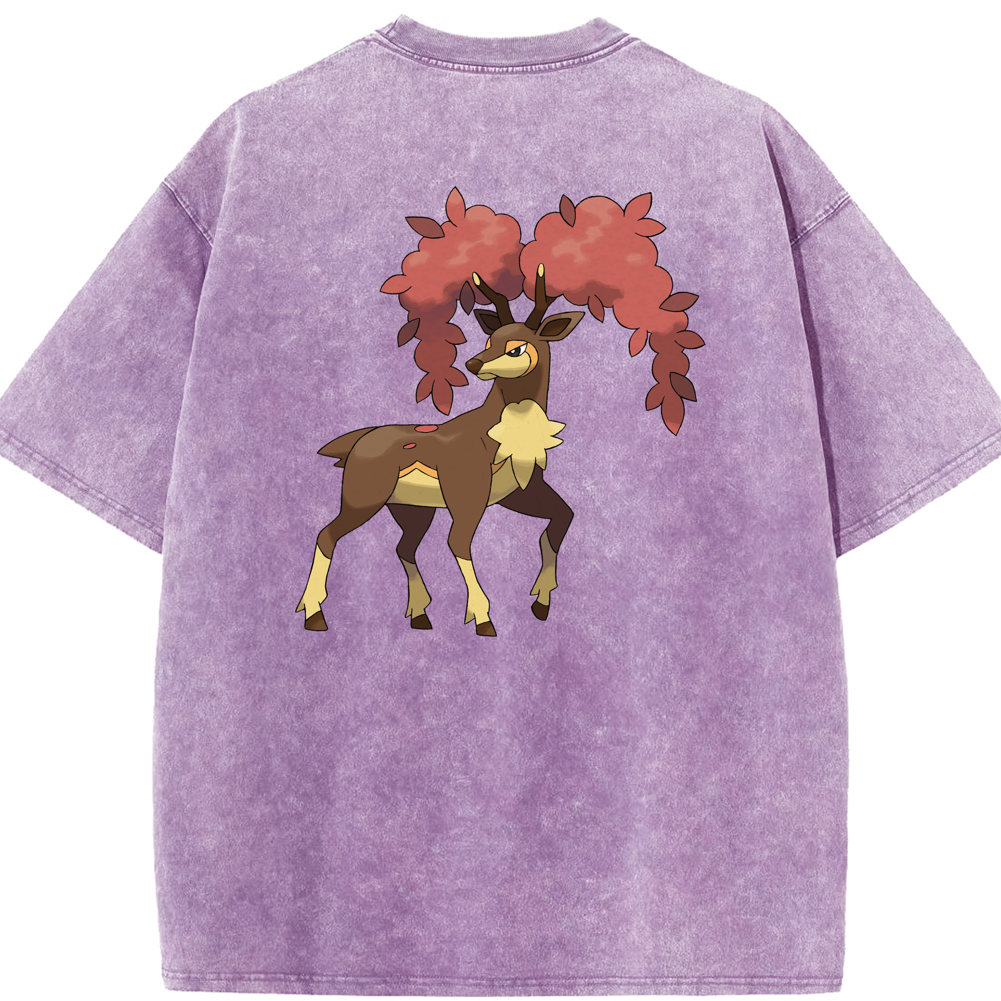 （画像用） ポケットモンスター Pokémon 綿100% ヴィンテージ風 半袖Tシャツ（背面プリント）