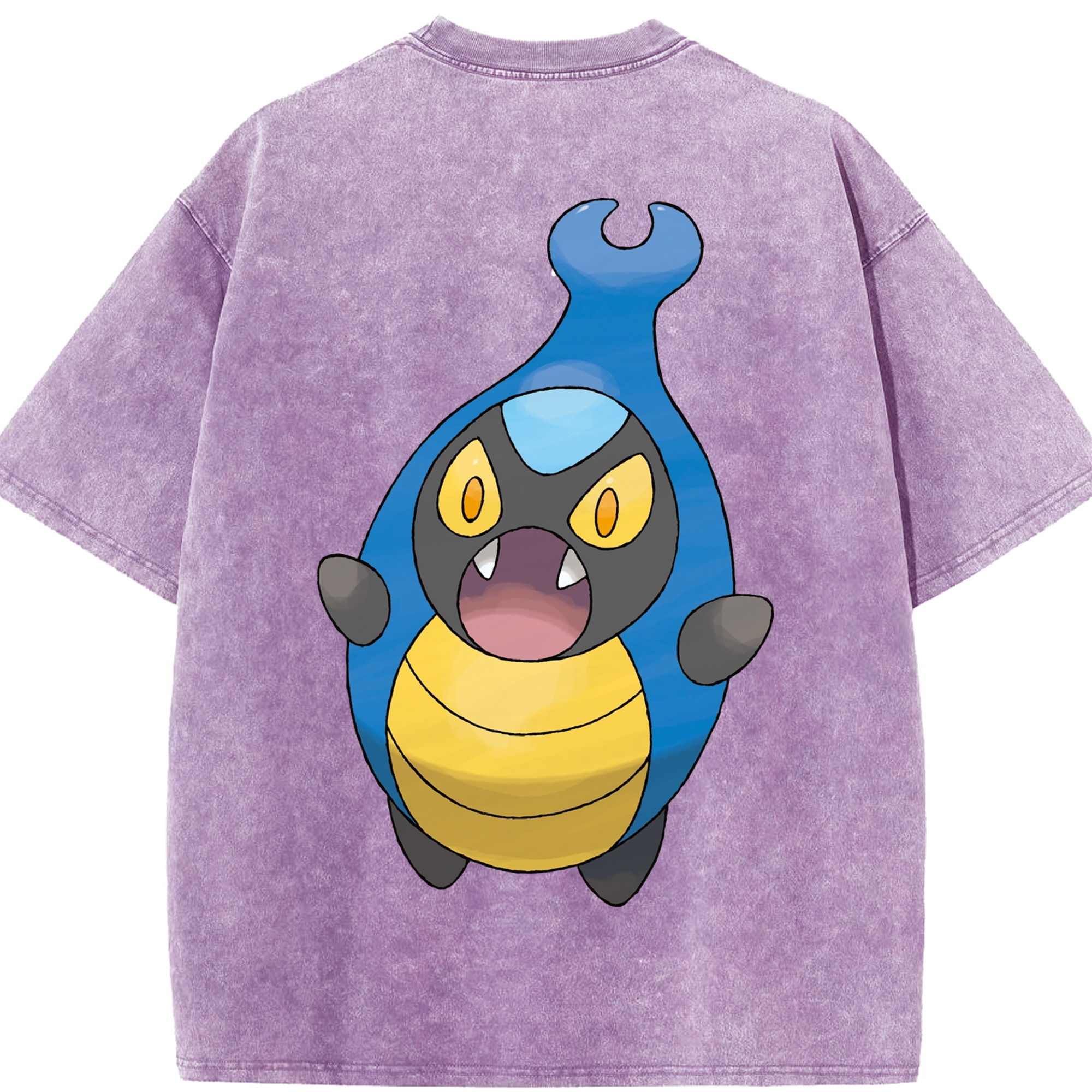 （画像用） ポケットモンスター Pokémon 綿100% ヴィンテージ風 半袖Tシャツ（背面プリント）