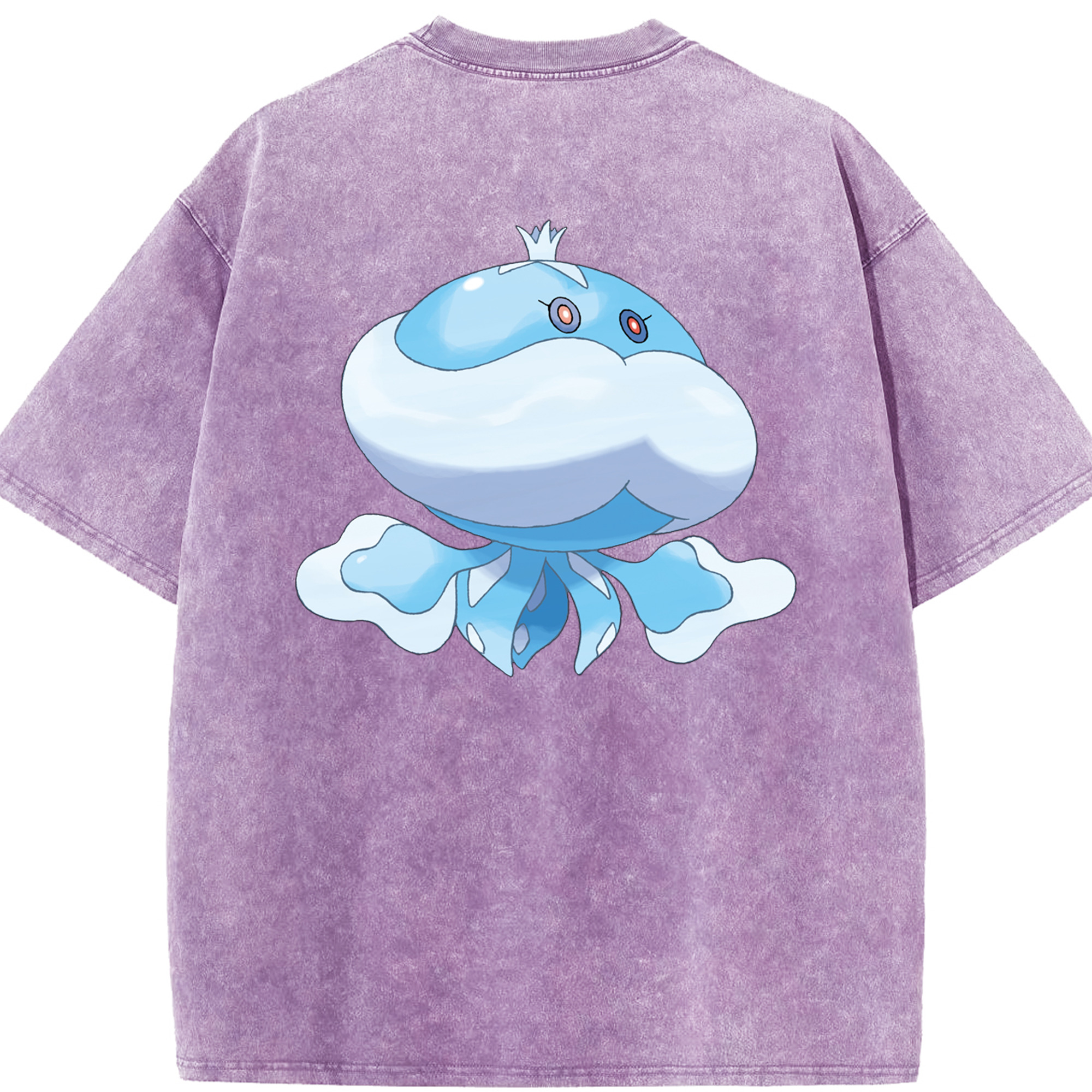 （画像用） ポケットモンスター Pokémon 綿100% ヴィンテージ風 半袖Tシャツ（背面プリント）