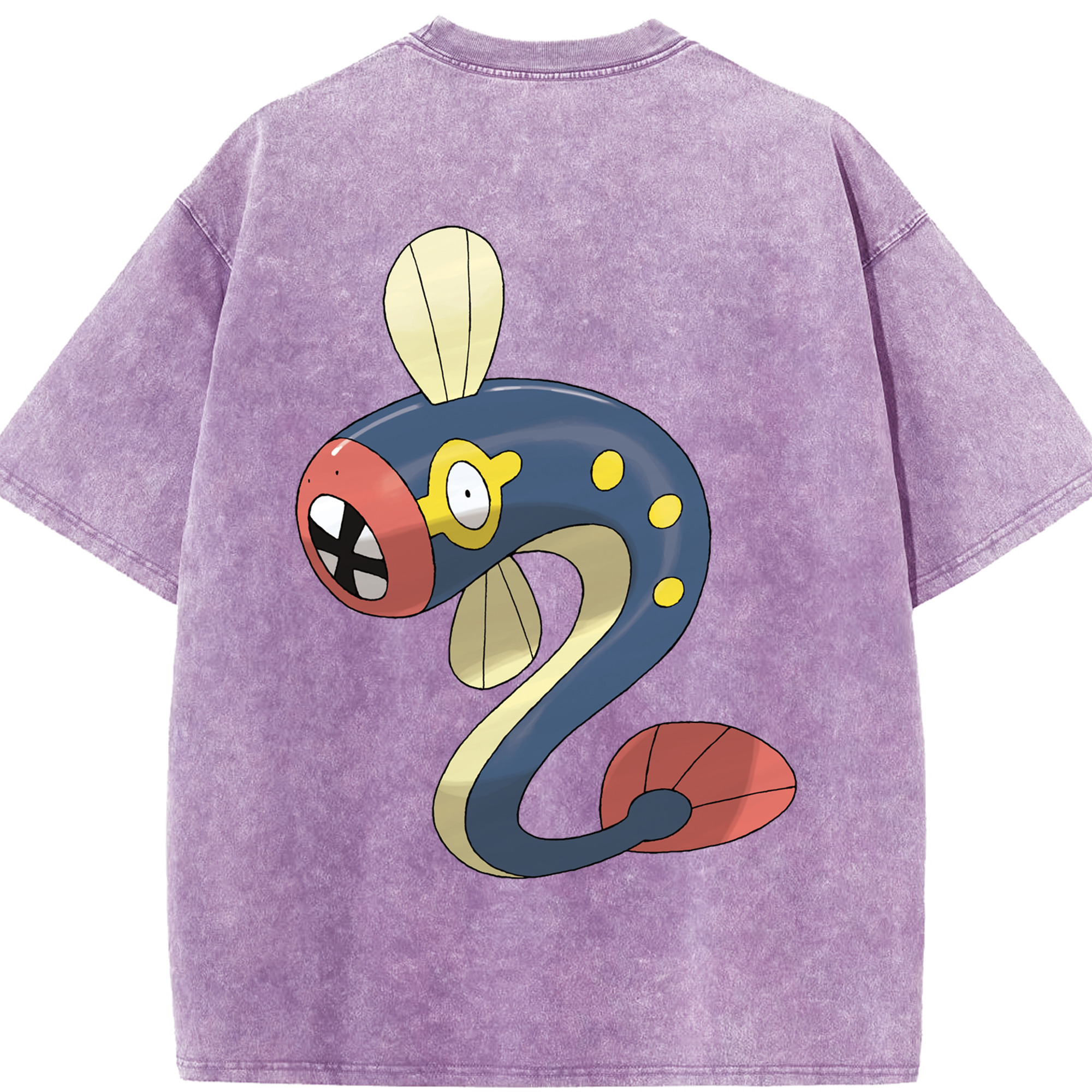 （画像用） ポケットモンスター Pokémon 綿100% ヴィンテージ風 半袖Tシャツ（背面プリント）