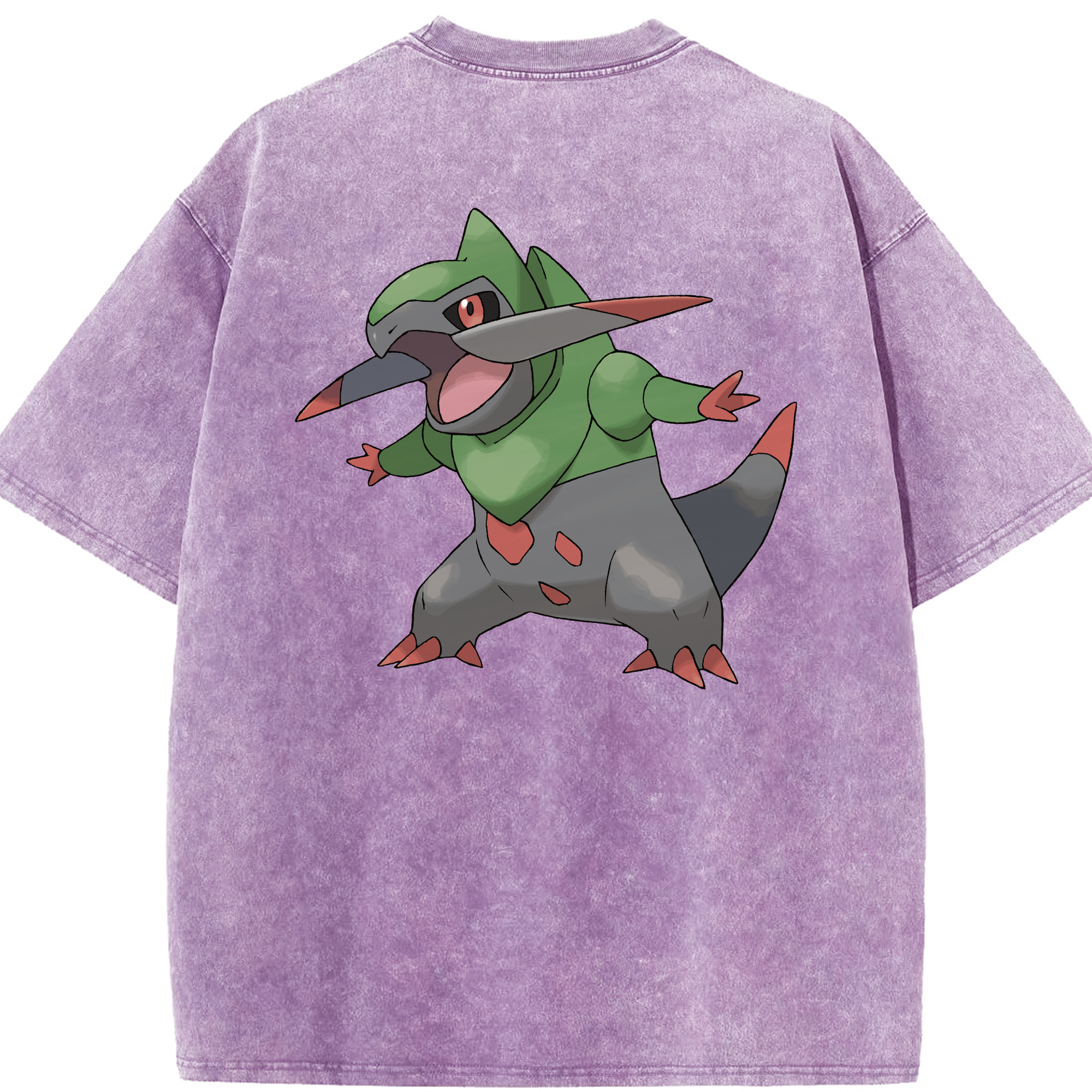 （画像用） ポケットモンスター Pokémon 綿100% ヴィンテージ風 半袖Tシャツ（背面プリント）