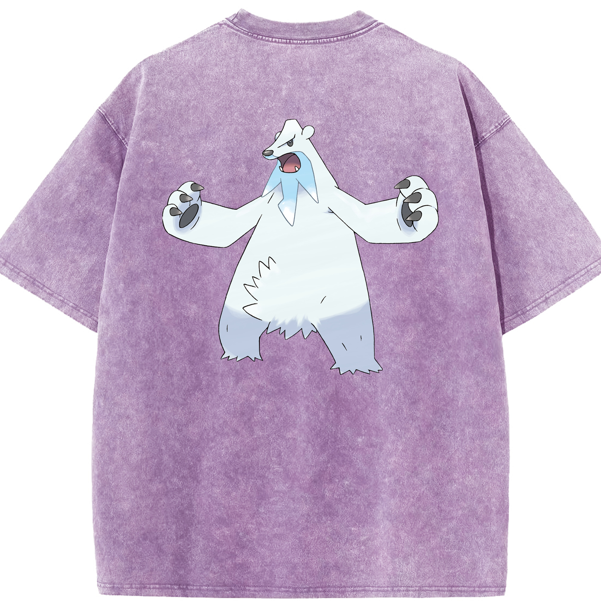 （画像用） ポケットモンスター Pokémon 綿100% ヴィンテージ風 半袖Tシャツ（背面プリント）