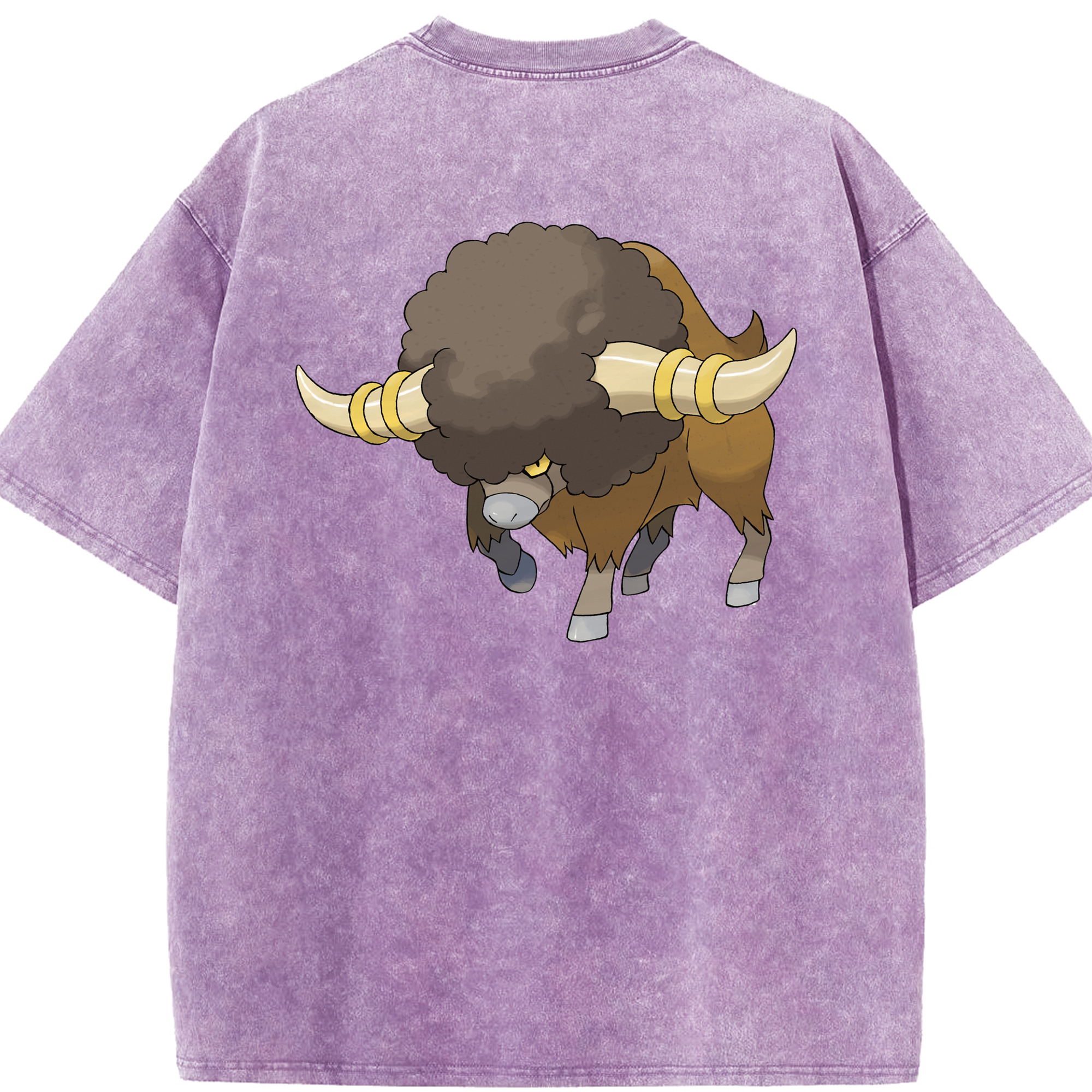 （画像用） ポケットモンスター Pokémon 綿100% ヴィンテージ風 半袖Tシャツ（背面プリント）