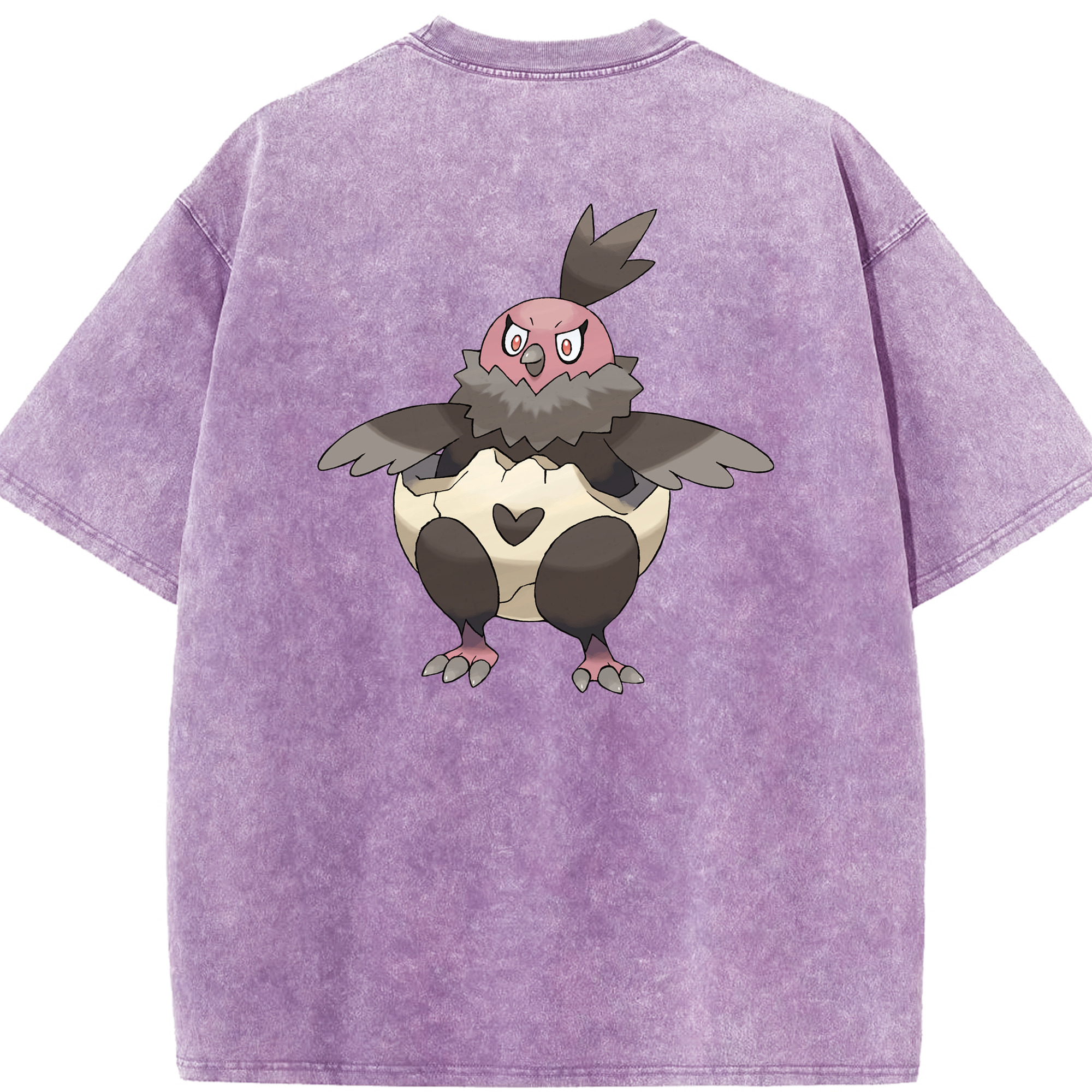 （画像用） ポケットモンスター Pokémon 綿100% ヴィンテージ風 半袖Tシャツ（背面プリント）