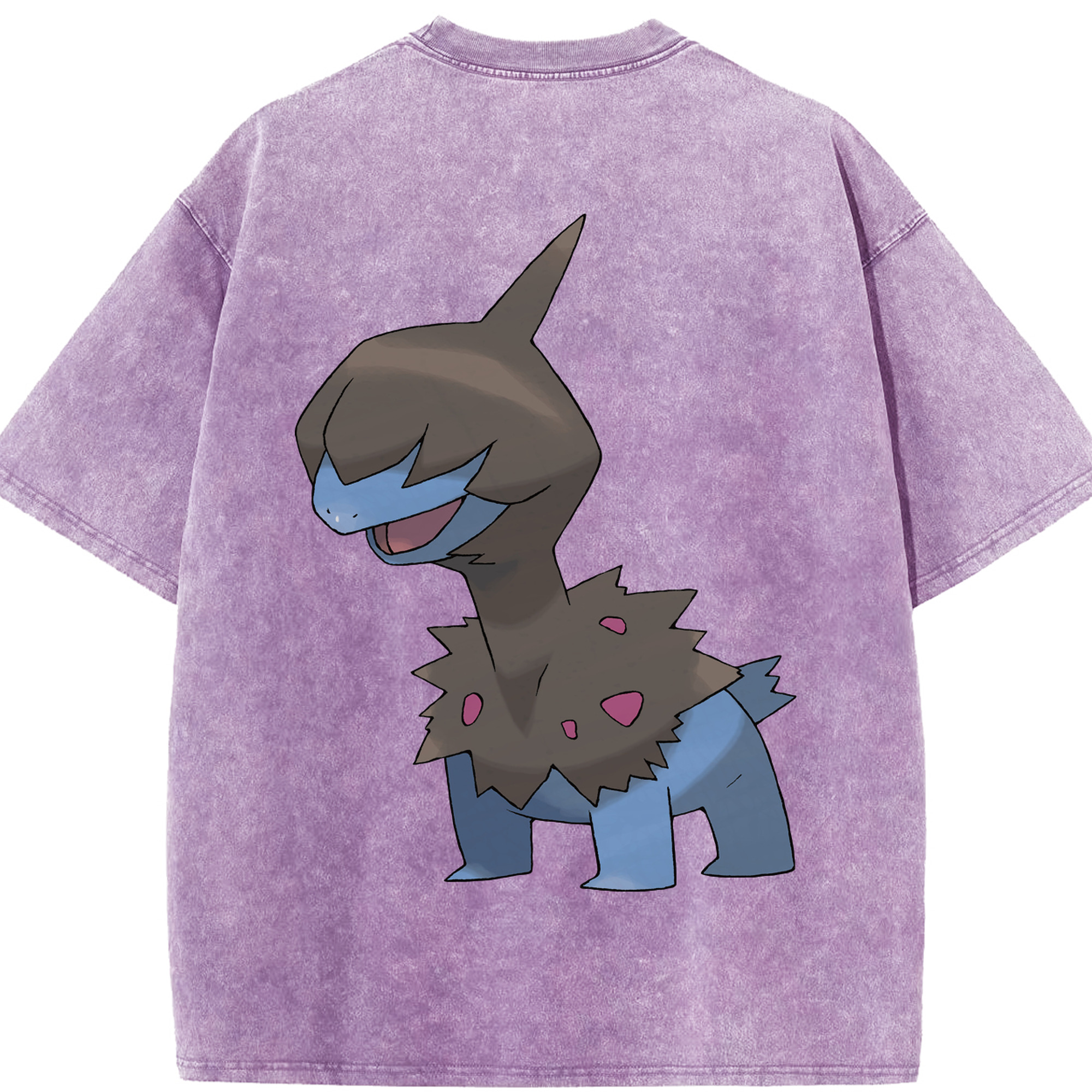 （画像用） ポケットモンスター Pokémon 綿100% ヴィンテージ風 半袖Tシャツ（背面プリント）