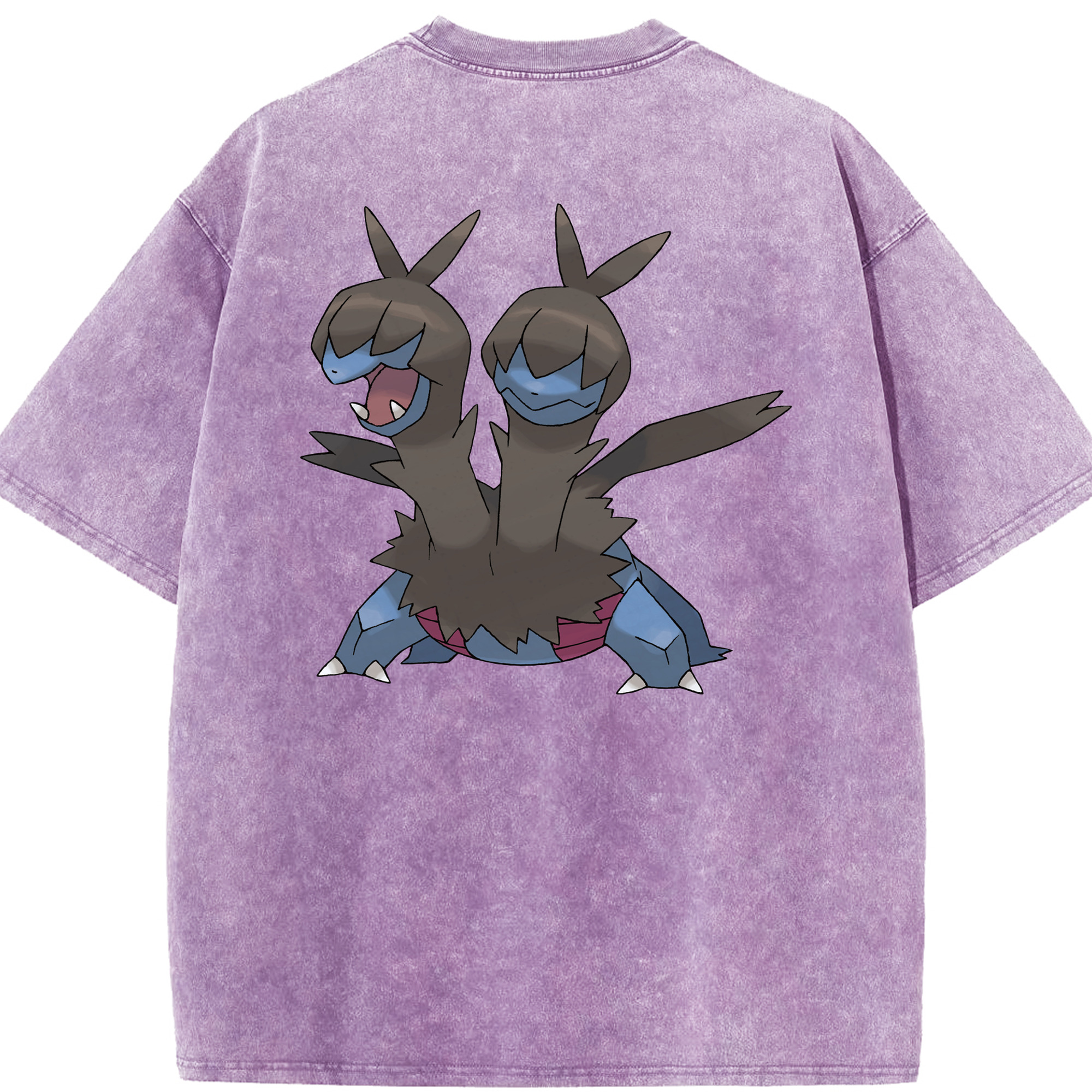 （画像用） ポケットモンスター Pokémon 綿100% ヴィンテージ風 半袖Tシャツ（背面プリント）