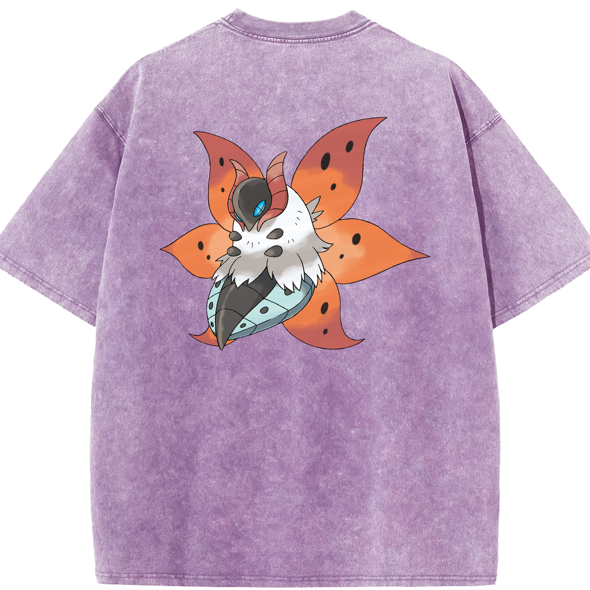 （画像用） ポケットモンスター Pokémon 綿100% ヴィンテージ風 半袖Tシャツ（背面プリント）