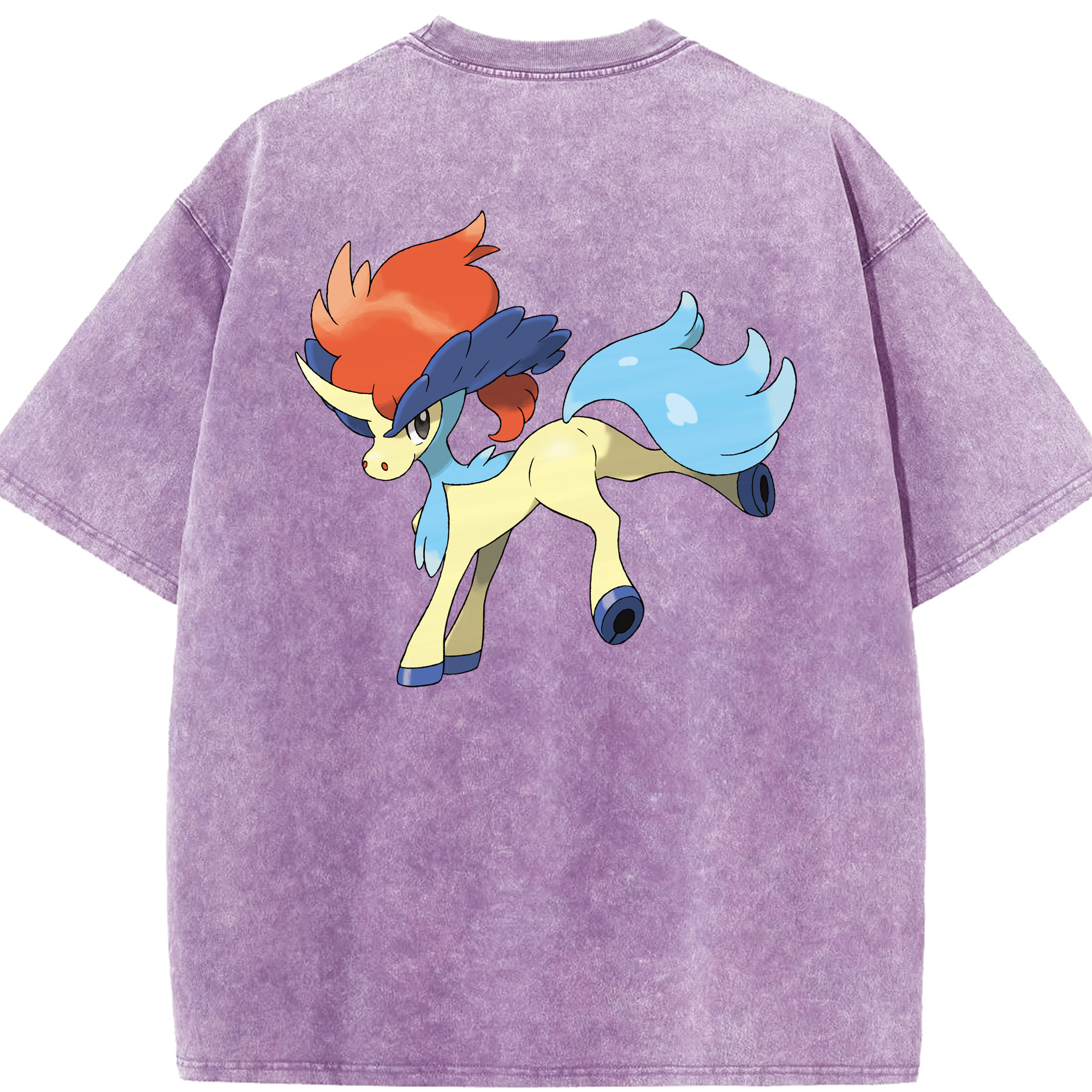 （画像用） ポケットモンスター Pokémon 綿100% ヴィンテージ風 半袖Tシャツ（背面プリント）