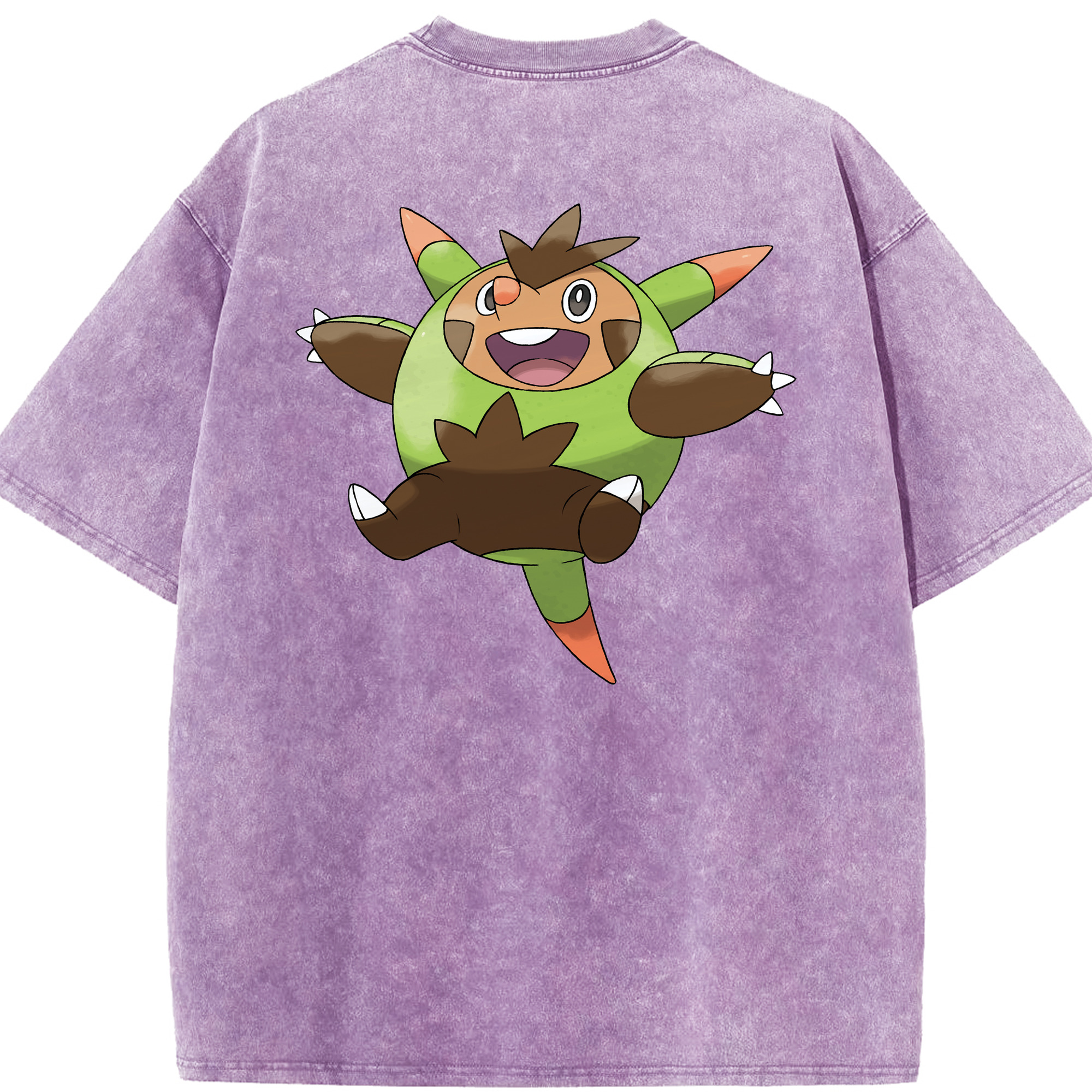（画像用） ポケットモンスター Pokémon 綿100% ヴィンテージ風 半袖Tシャツ（背面プリント）