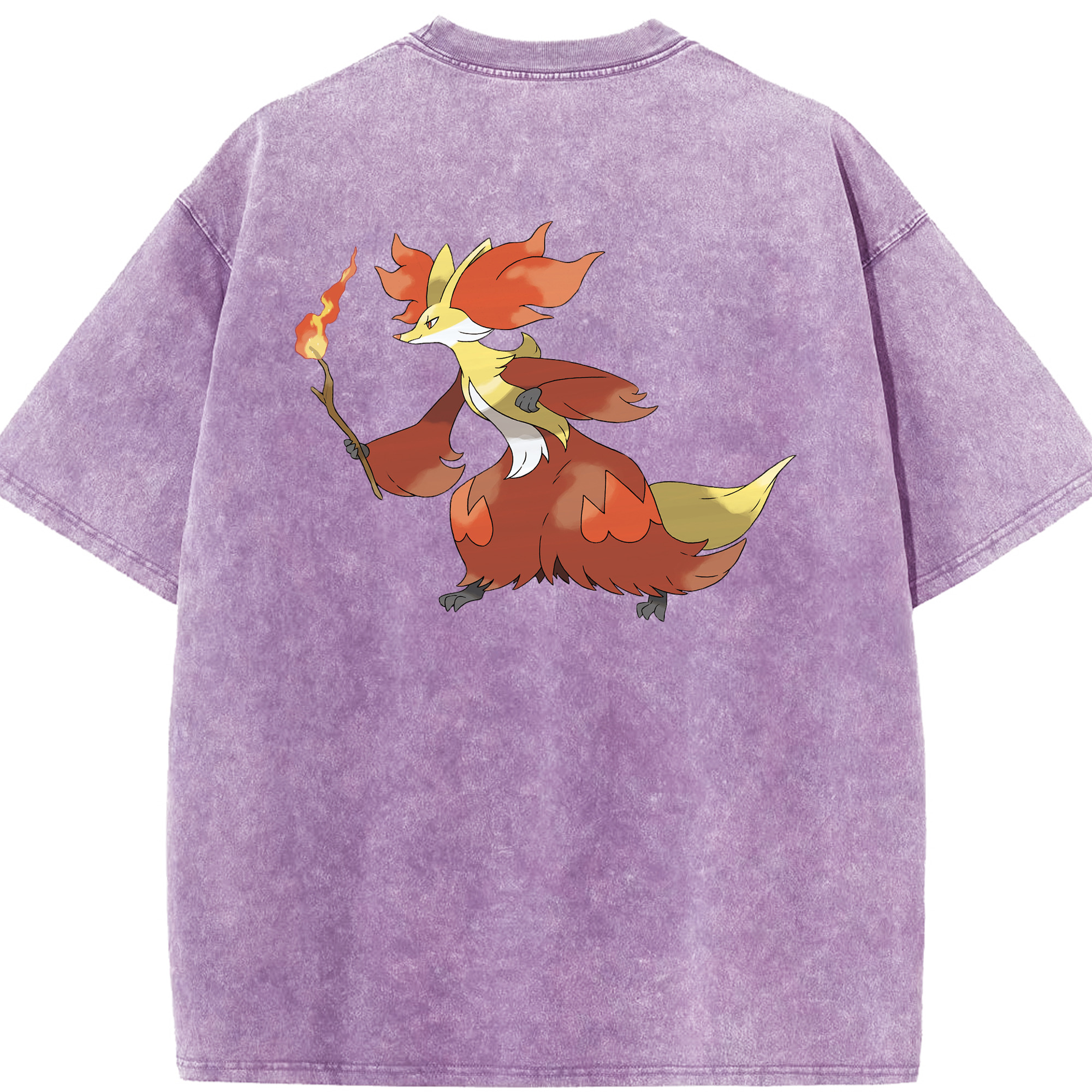 （画像用） ポケットモンスター Pokémon 綿100% ヴィンテージ風 半袖Tシャツ（背面プリント）