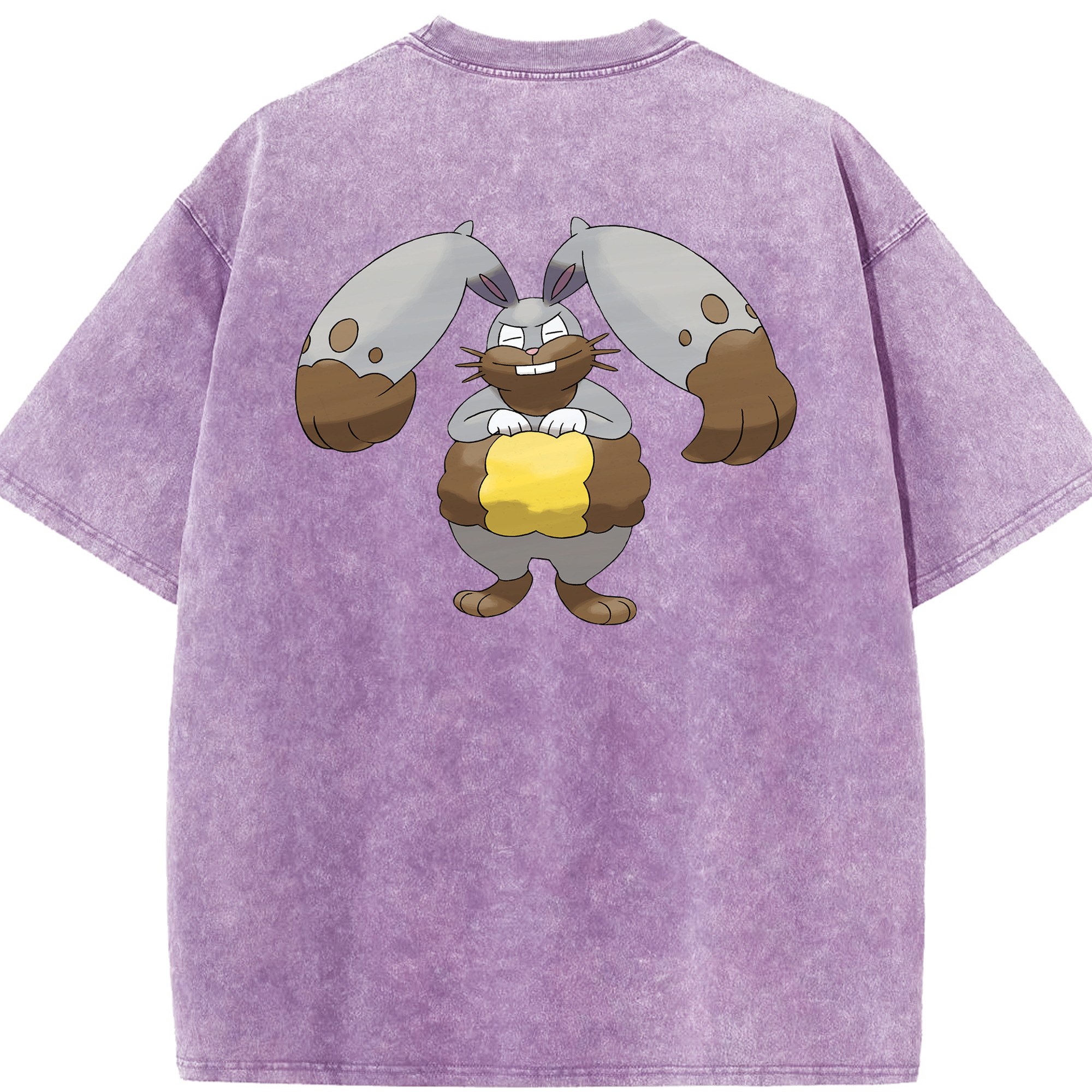 （画像用） ポケットモンスター Pokémon 綿100% ヴィンテージ風 半袖Tシャツ（背面プリント）