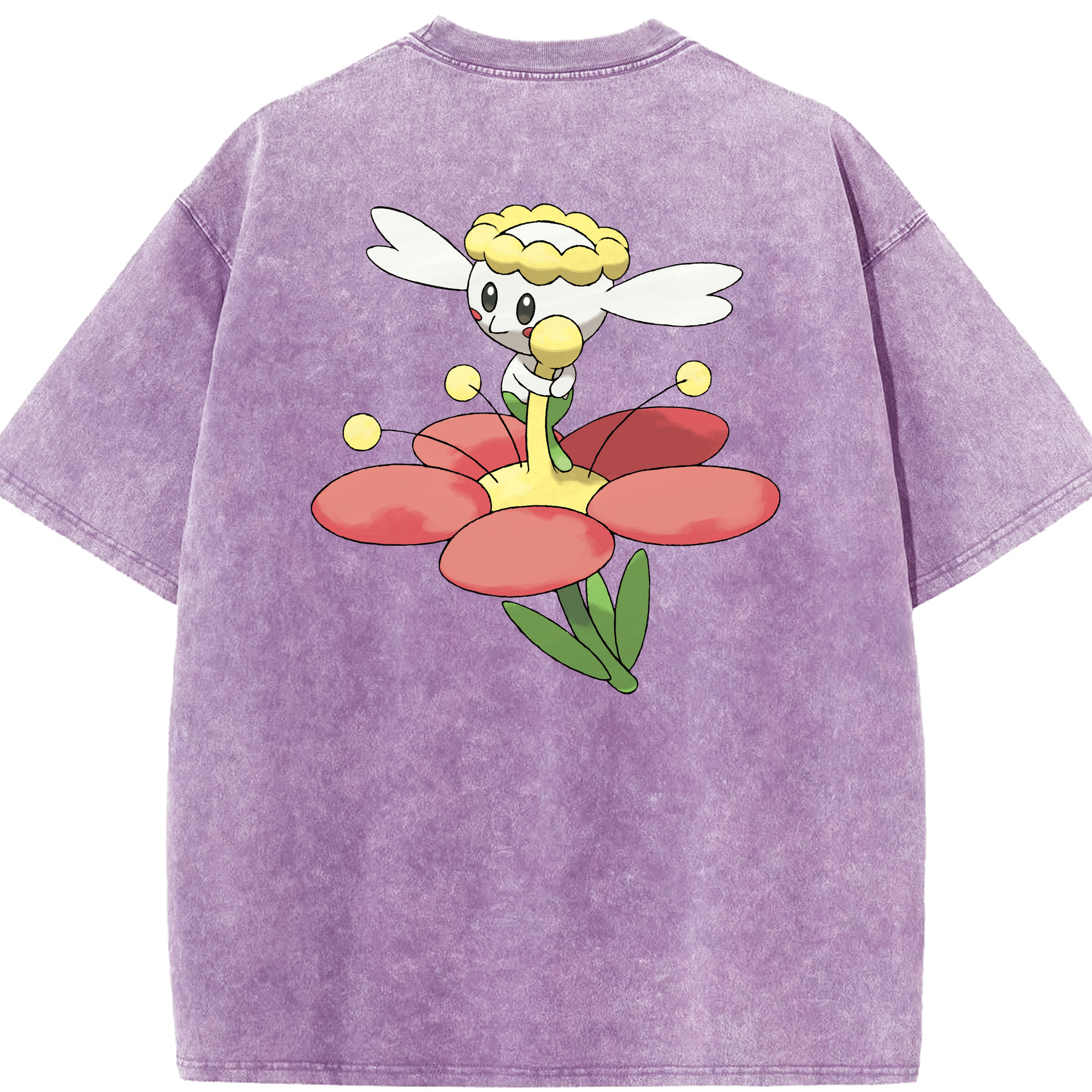 （画像用） ポケットモンスター Pokémon 綿100% ヴィンテージ風 半袖Tシャツ（背面プリント）