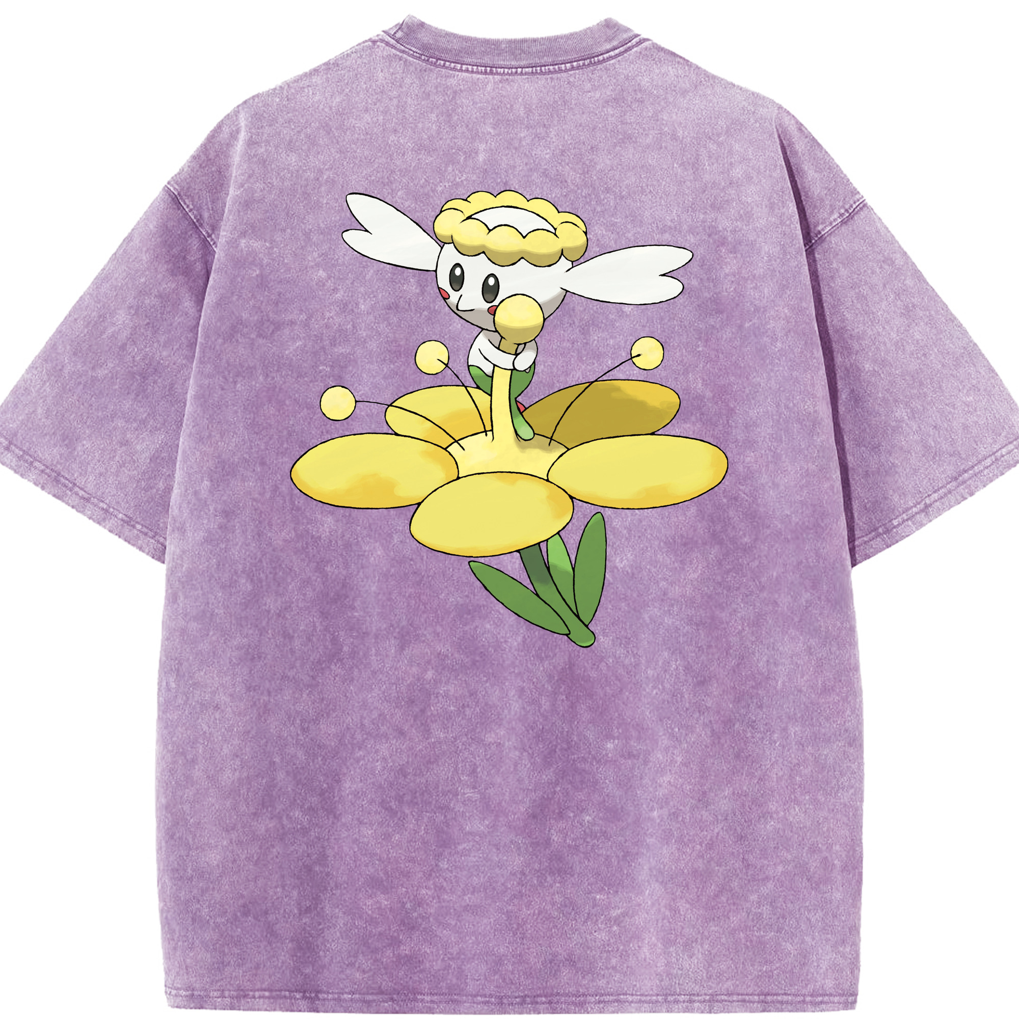 （画像用） ポケットモンスター Pokémon 綿100% ヴィンテージ風 半袖Tシャツ（背面プリント）