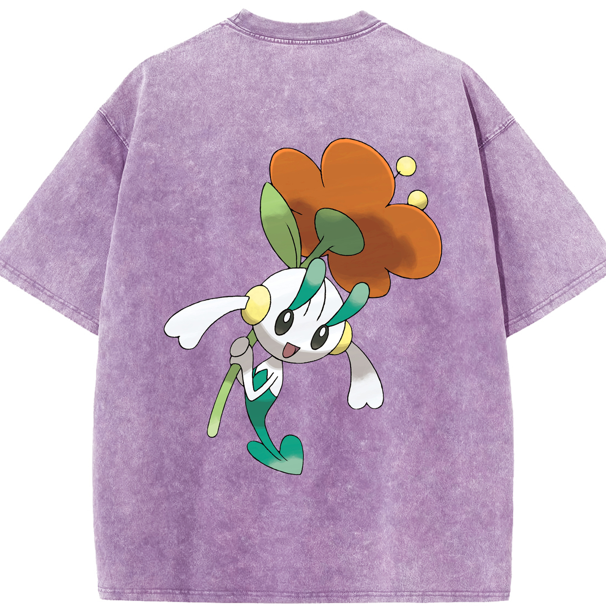（画像用） ポケットモンスター Pokémon 綿100% ヴィンテージ風 半袖Tシャツ（背面プリント）