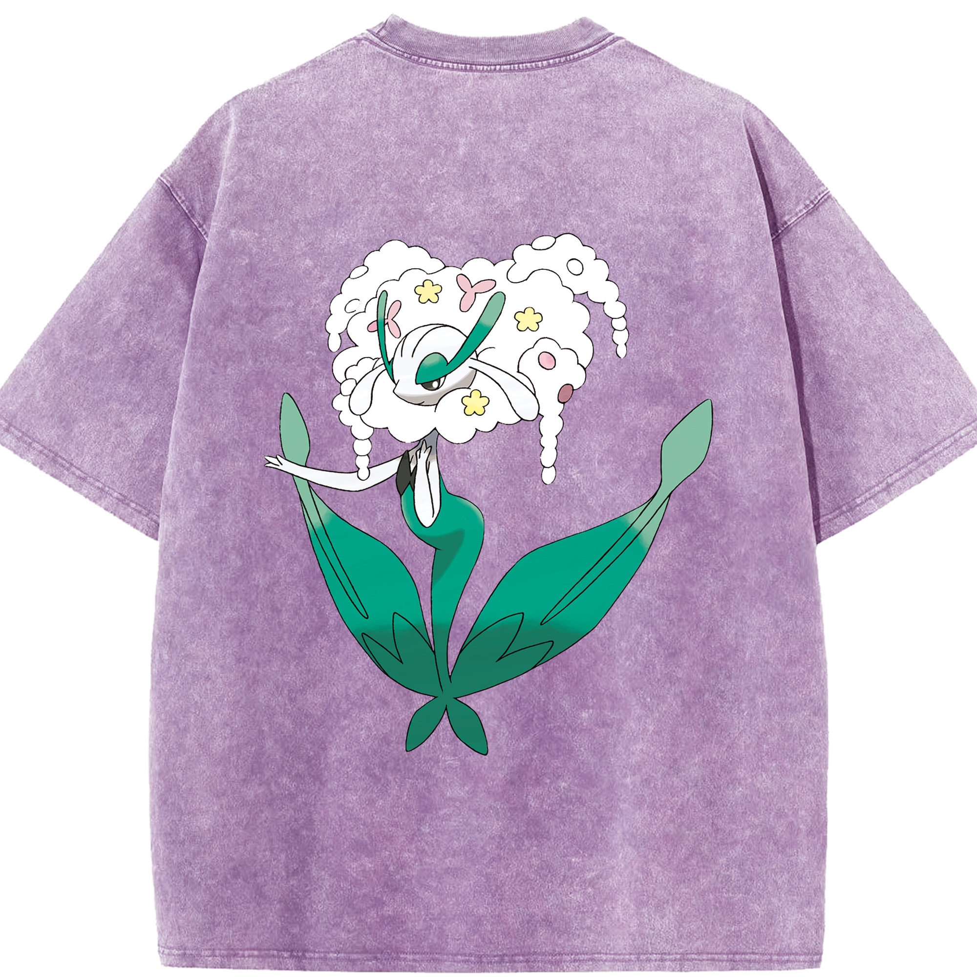 （画像用） ポケットモンスター Pokémon 綿100% ヴィンテージ風 半袖Tシャツ（背面プリント）