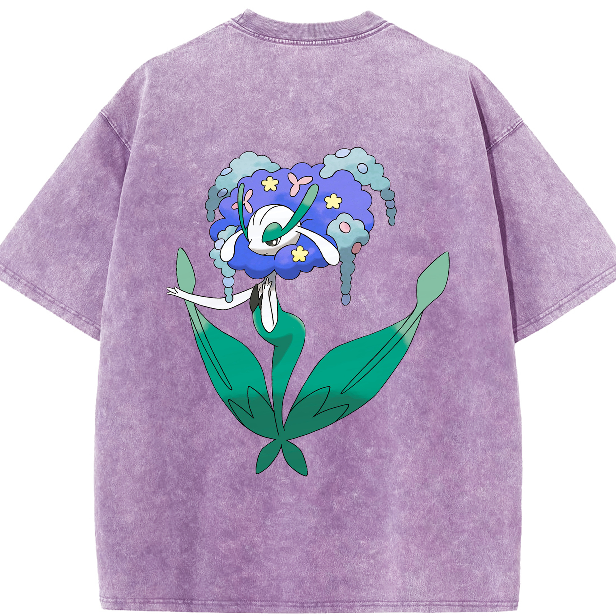 （画像用） ポケットモンスター Pokémon 綿100% ヴィンテージ風 半袖Tシャツ（背面プリント）