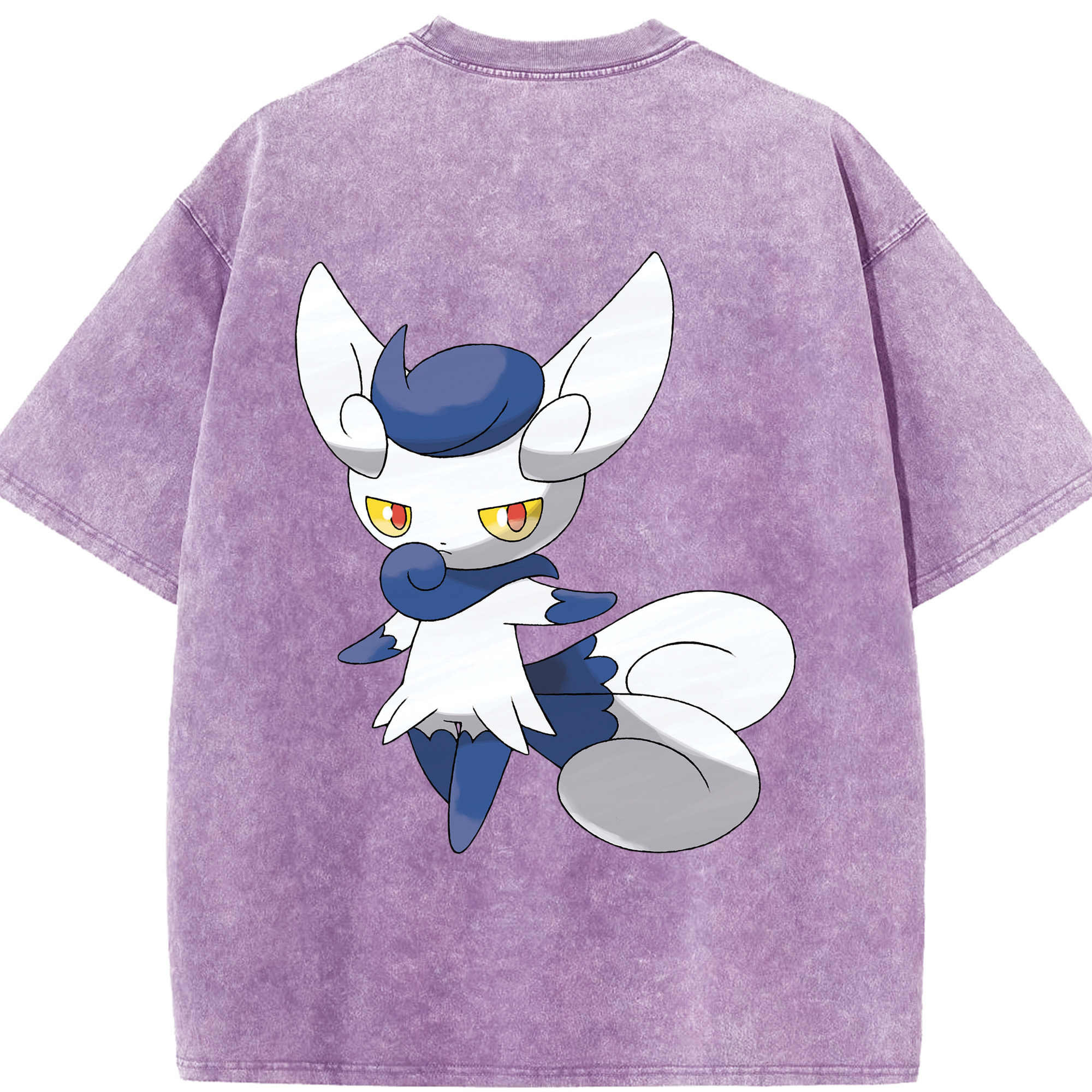 （画像用） ポケットモンスター Pokémon 綿100% ヴィンテージ風 半袖Tシャツ（背面プリント）