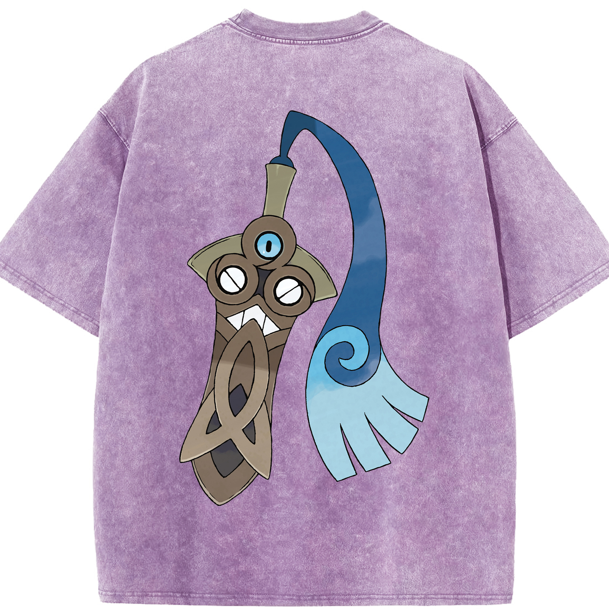 （画像用） ポケットモンスター Pokémon 綿100% ヴィンテージ風 半袖Tシャツ（背面プリント）
