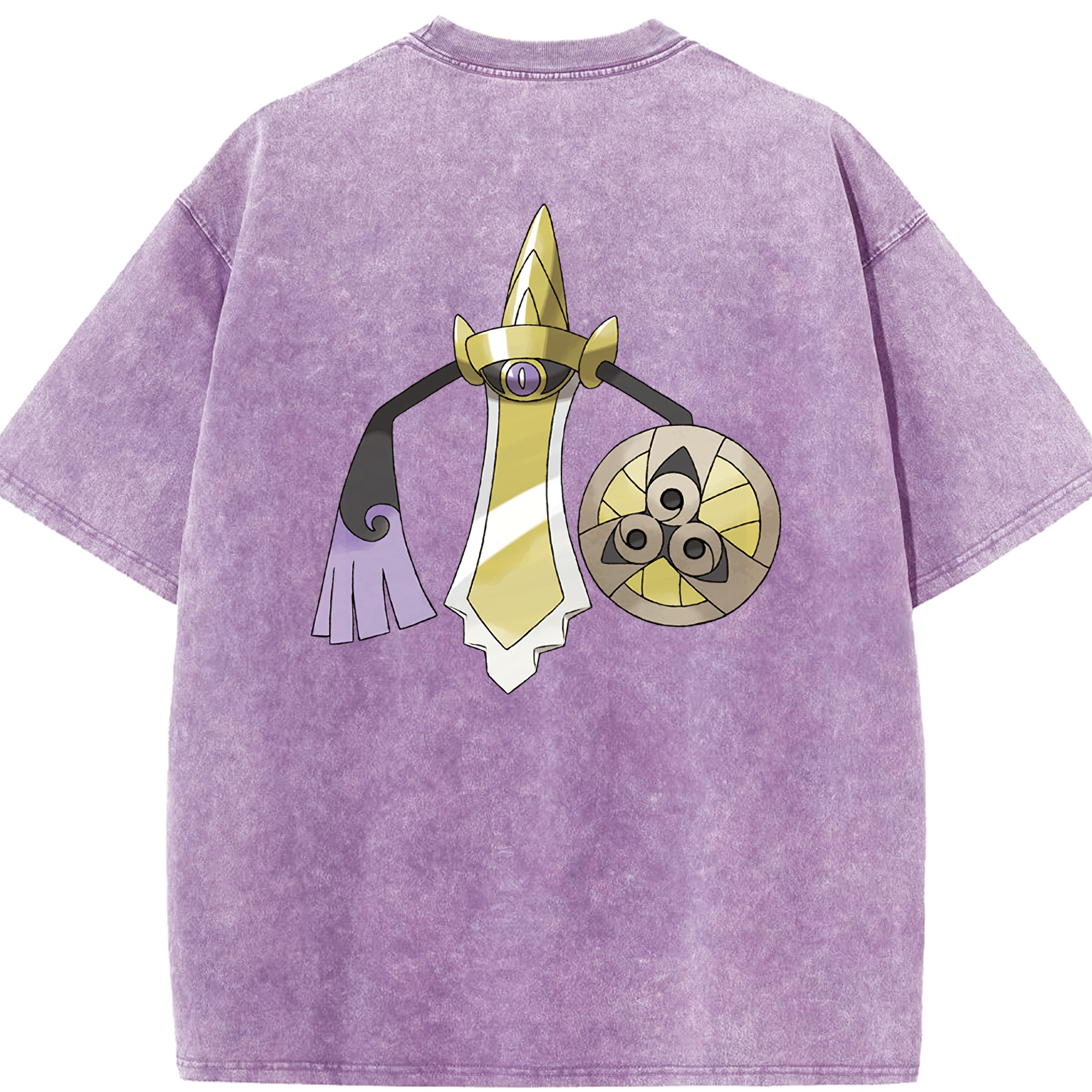 （画像用） ポケットモンスター Pokémon 綿100% ヴィンテージ風 半袖Tシャツ（背面プリント）