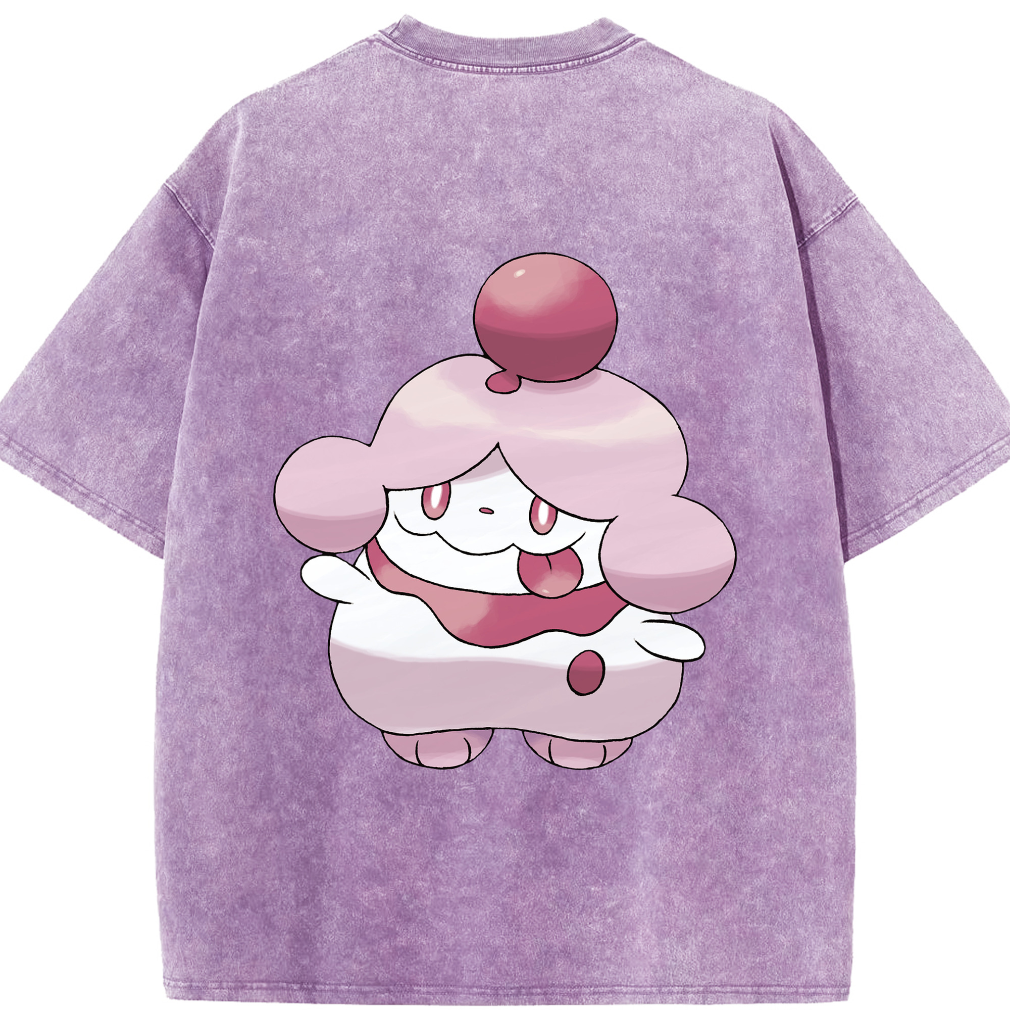 （画像用） ポケットモンスター Pokémon 綿100% ヴィンテージ風 半袖Tシャツ（背面プリント）