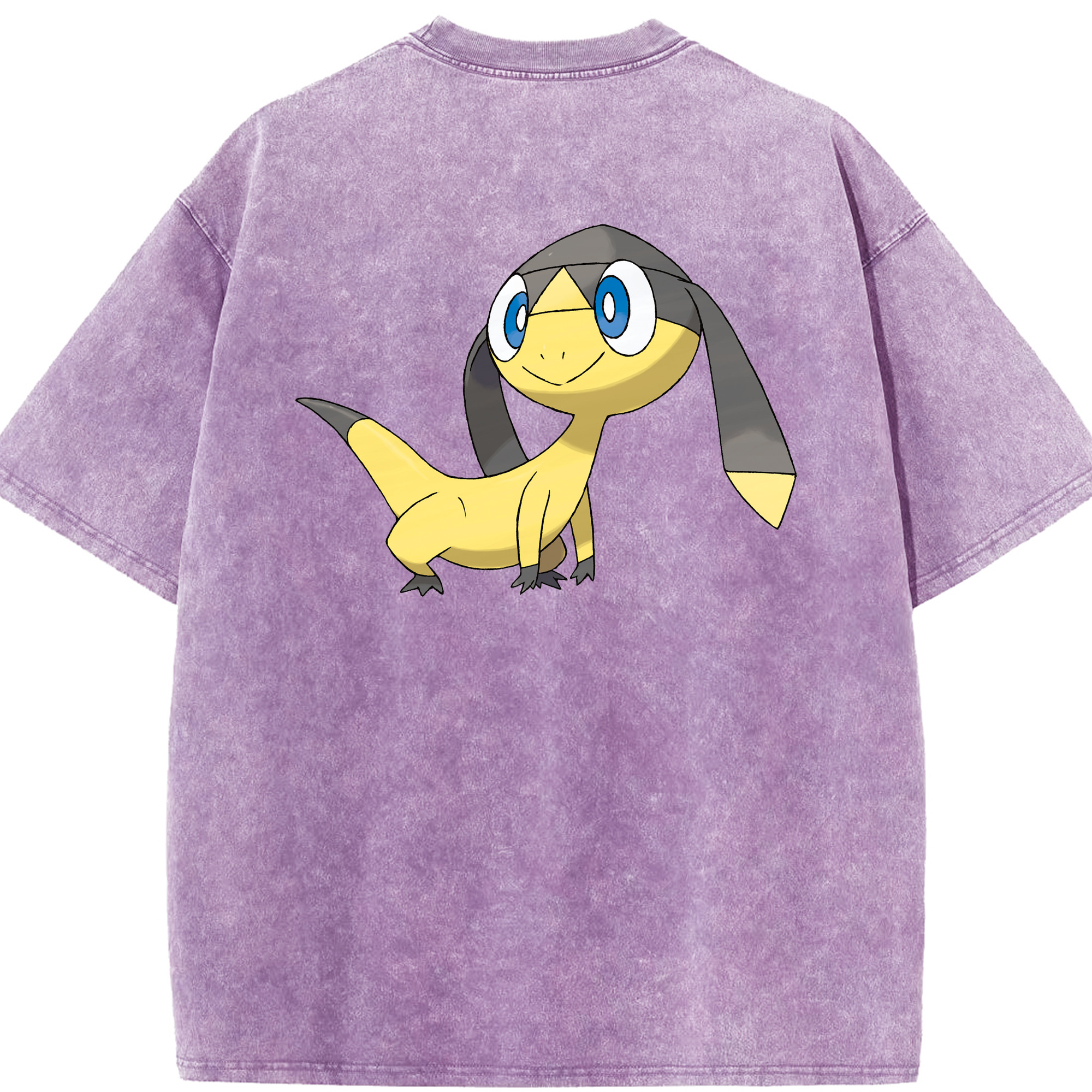 （画像用） ポケットモンスター Pokémon 綿100% ヴィンテージ風 半袖Tシャツ（背面プリント）