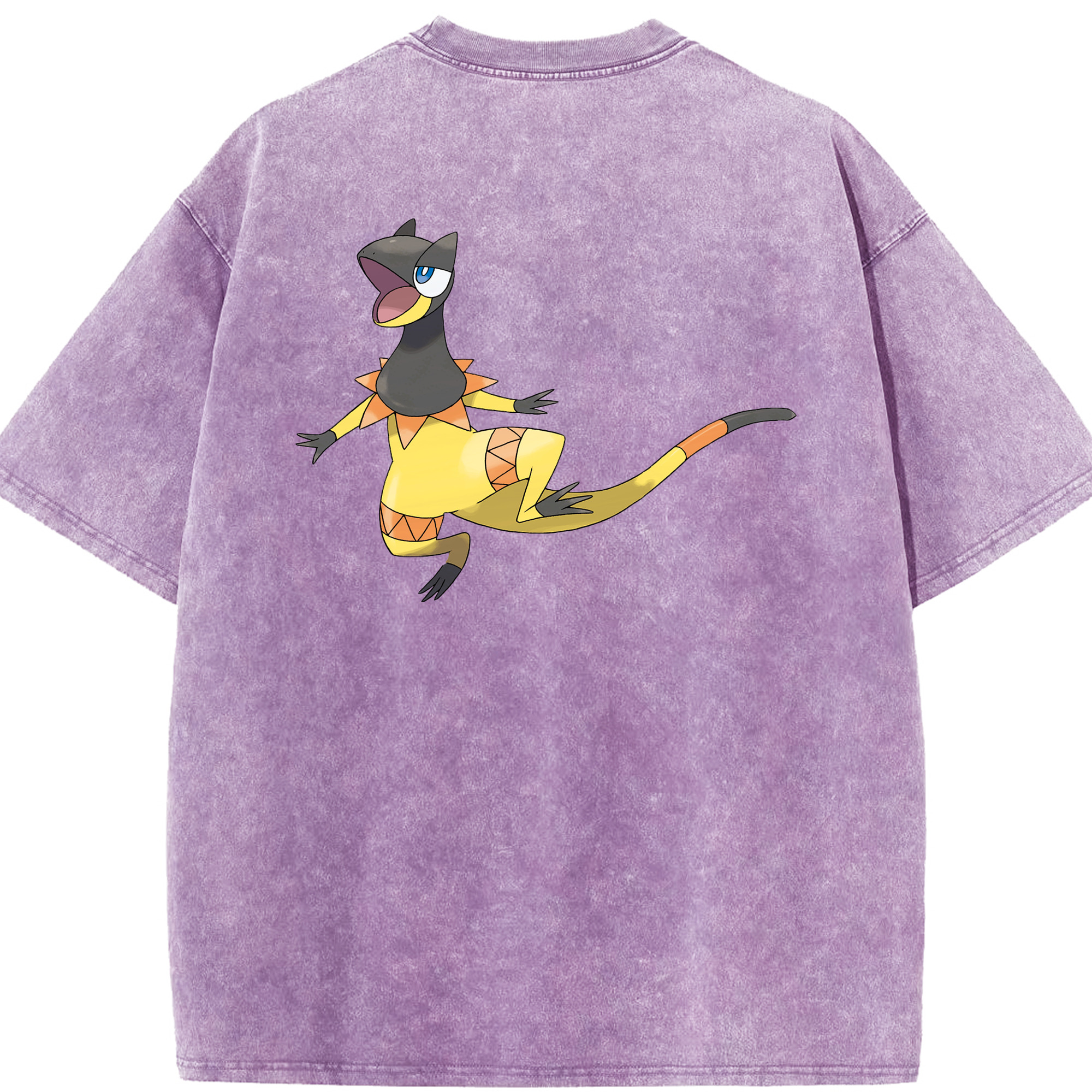 （画像用） ポケットモンスター Pokémon 綿100% ヴィンテージ風 半袖Tシャツ（背面プリント）