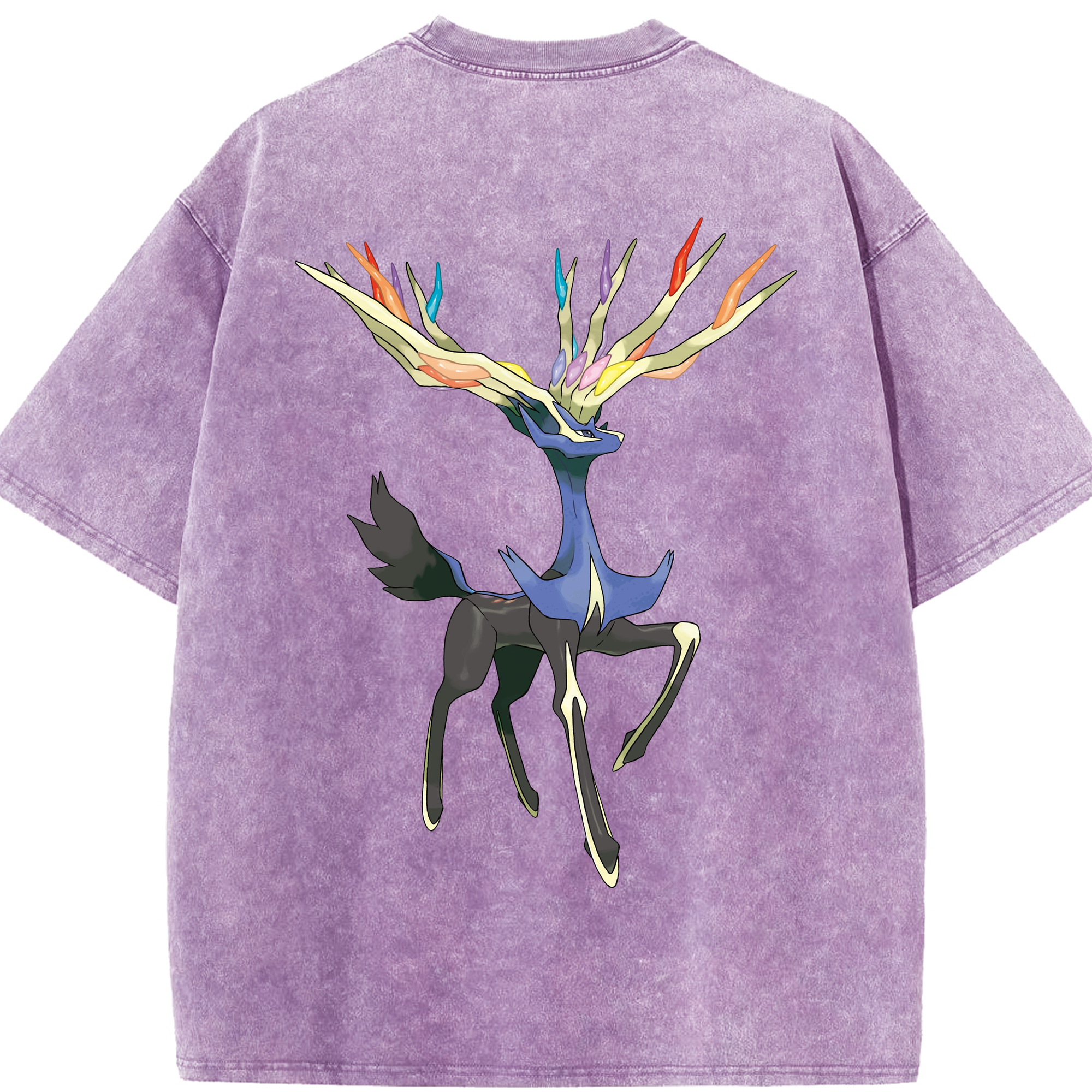 （画像用） ポケットモンスター Pokémon 綿100% ヴィンテージ風 半袖Tシャツ（背面プリント）