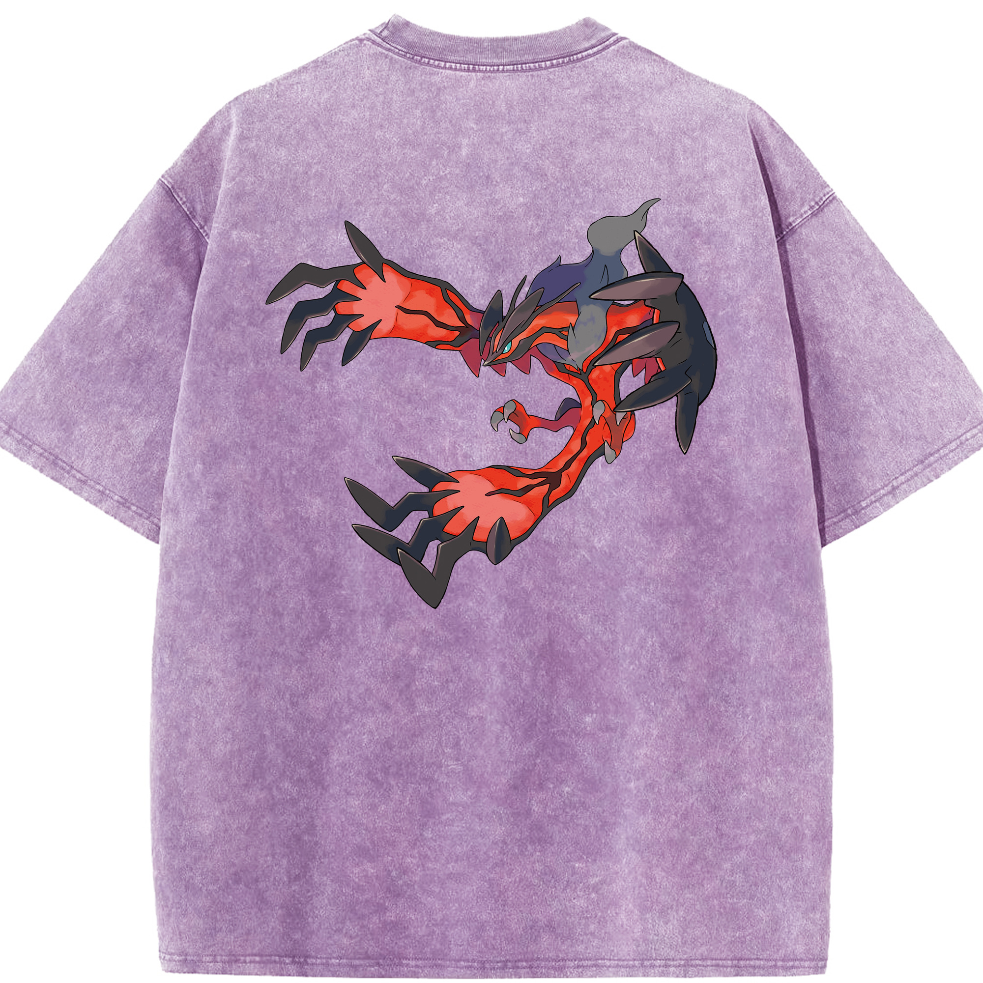 （画像用） ポケットモンスター Pokémon 綿100% ヴィンテージ風 半袖Tシャツ（背面プリント）