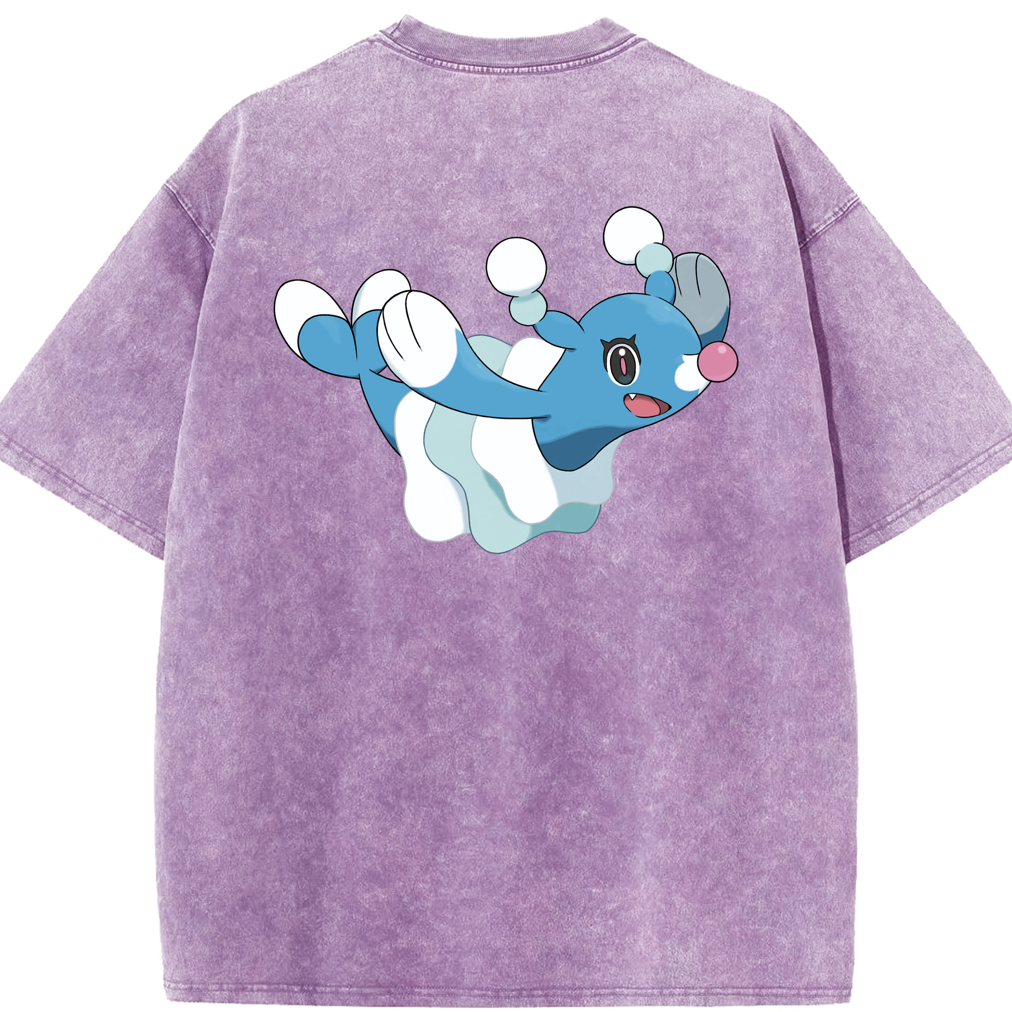 （画像用） ポケットモンスター Pokémon 綿100% ヴィンテージ風 半袖Tシャツ（背面プリント）