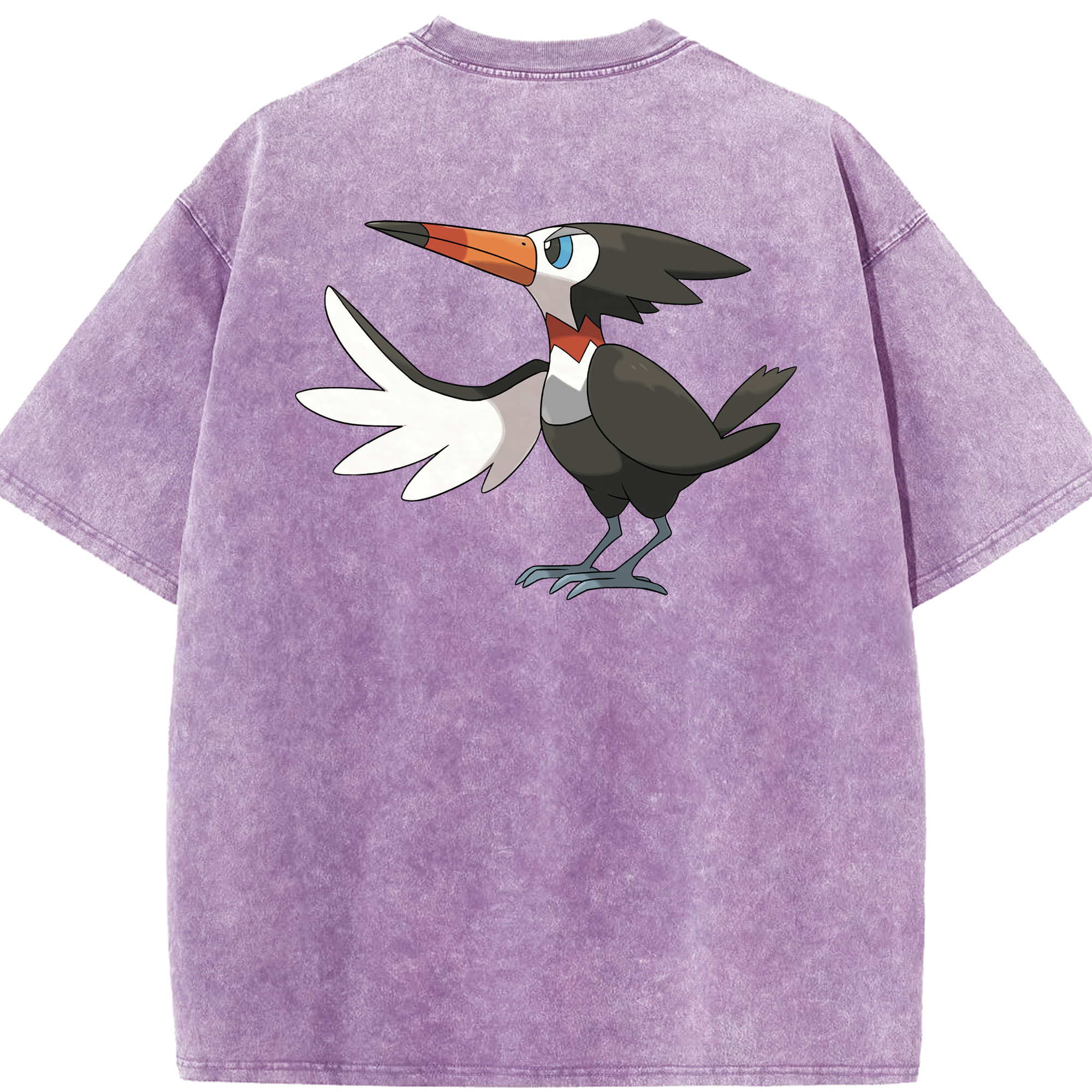 （画像用） ポケットモンスター Pokémon 綿100% ヴィンテージ風 半袖Tシャツ（背面プリント）