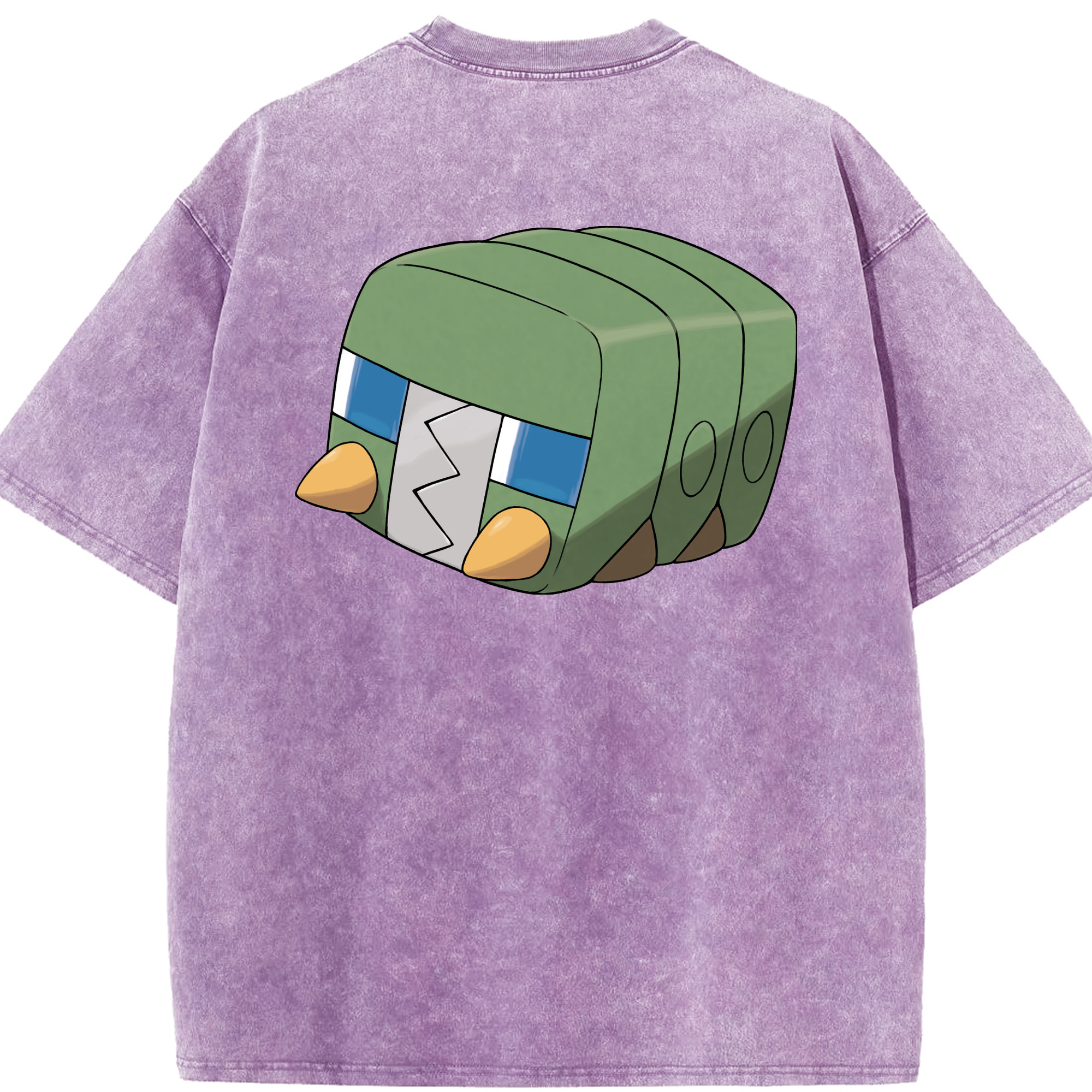 （画像用） ポケットモンスター Pokémon 綿100% ヴィンテージ風 半袖Tシャツ（背面プリント）