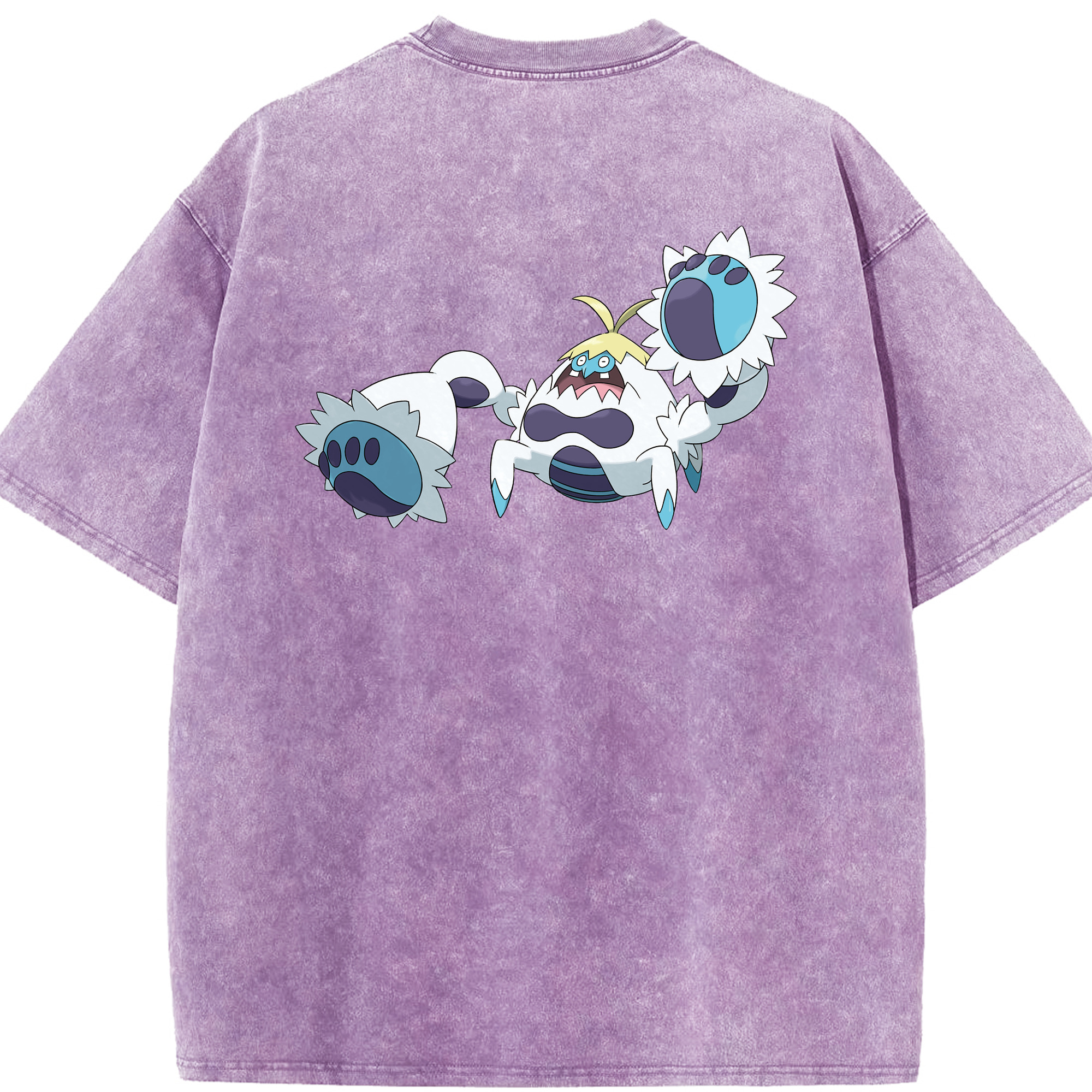 （画像用） ポケットモンスター Pokémon 綿100% ヴィンテージ風 半袖Tシャツ（背面プリント）