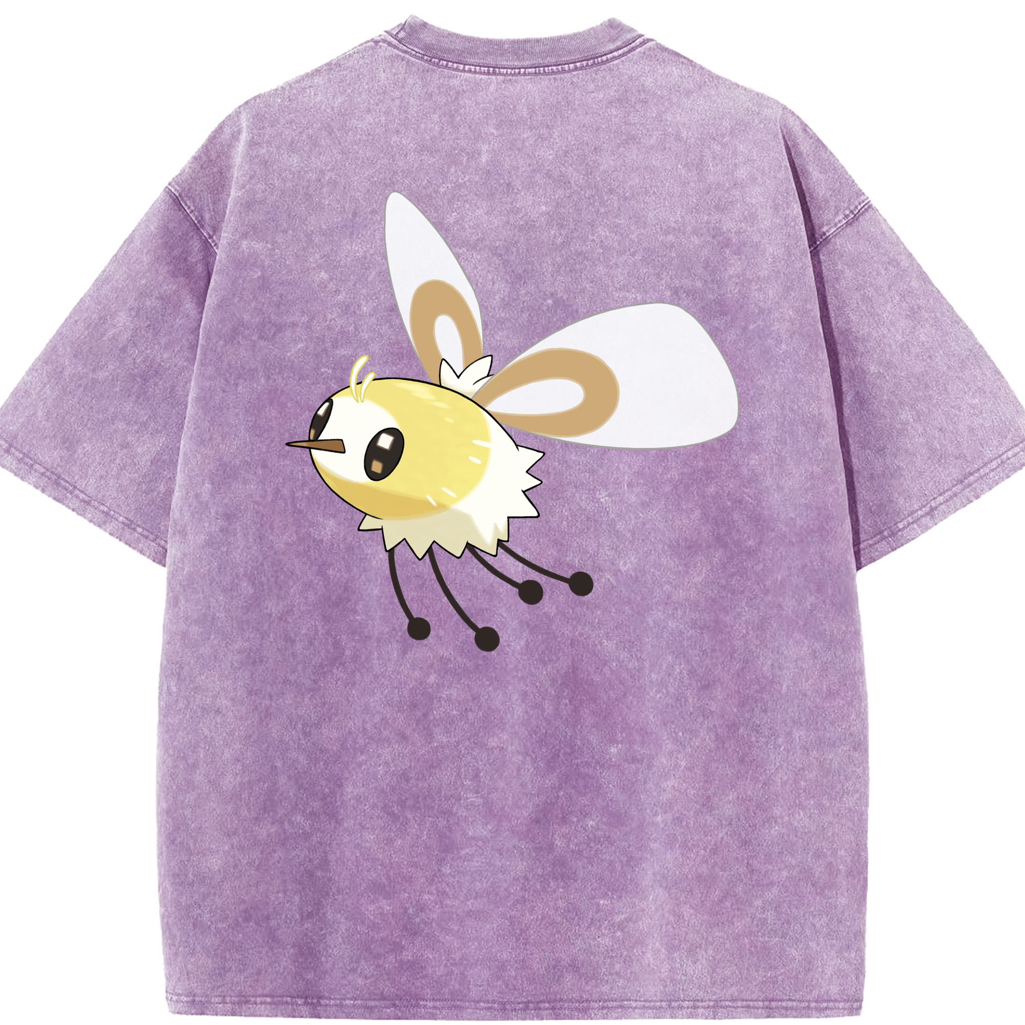 （画像用） ポケットモンスター Pokémon 綿100% ヴィンテージ風 半袖Tシャツ（背面プリント）