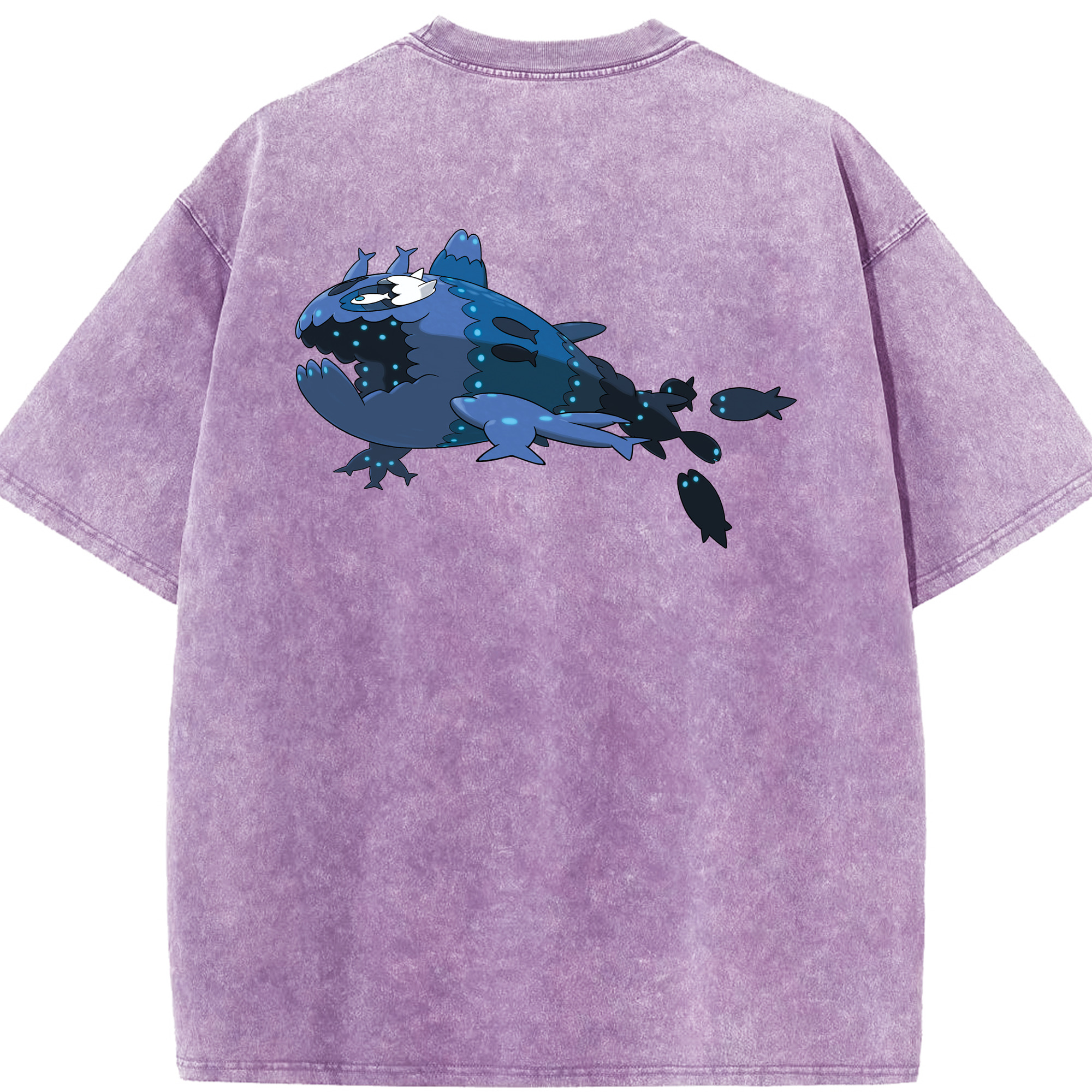 （画像用） ポケットモンスター Pokémon 綿100% ヴィンテージ風 半袖Tシャツ（背面プリント）