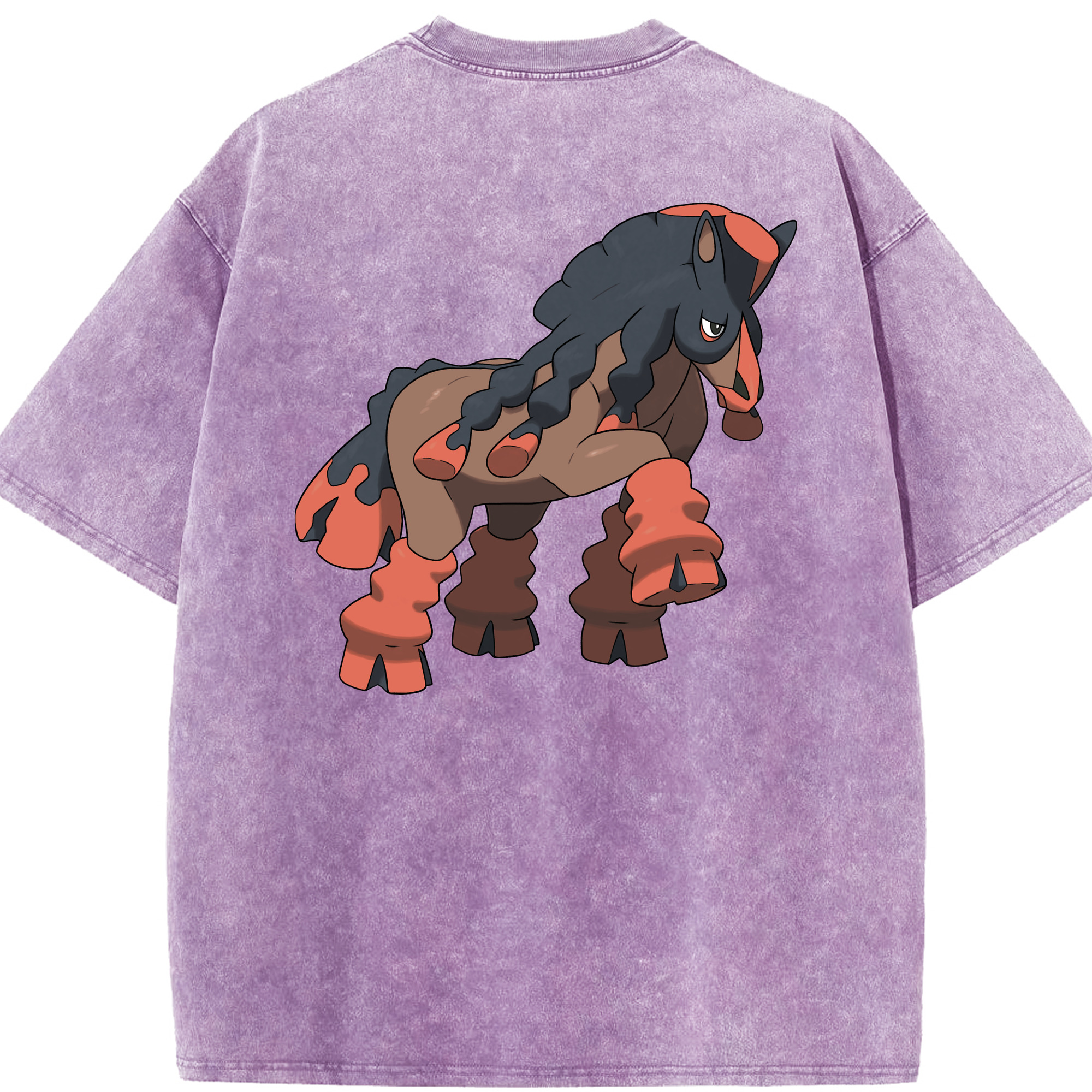 （画像用） ポケットモンスター Pokémon 綿100% ヴィンテージ風 半袖Tシャツ（背面プリント）