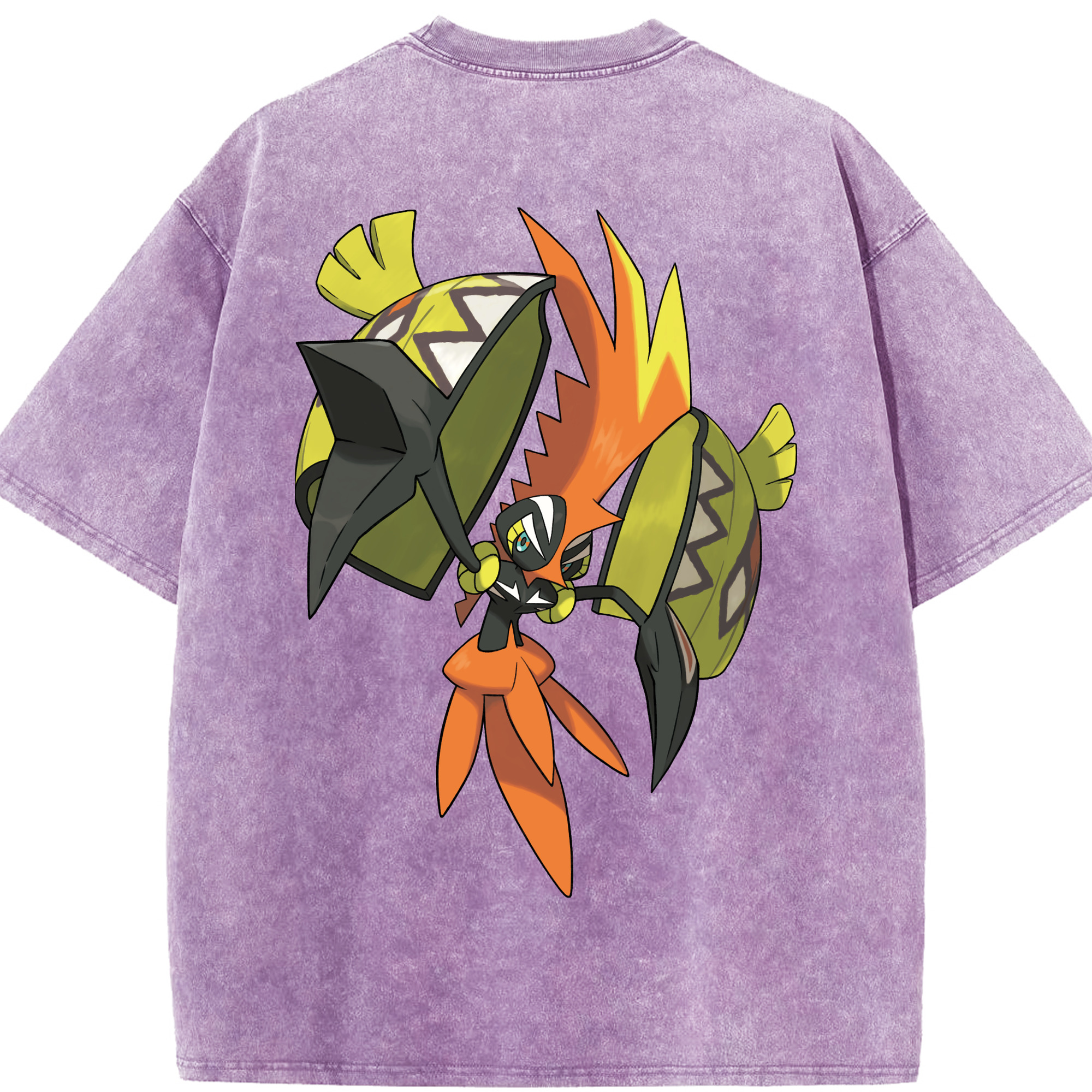 （画像用） ポケットモンスター Pokémon 綿100% ヴィンテージ風 半袖Tシャツ（背面プリント）