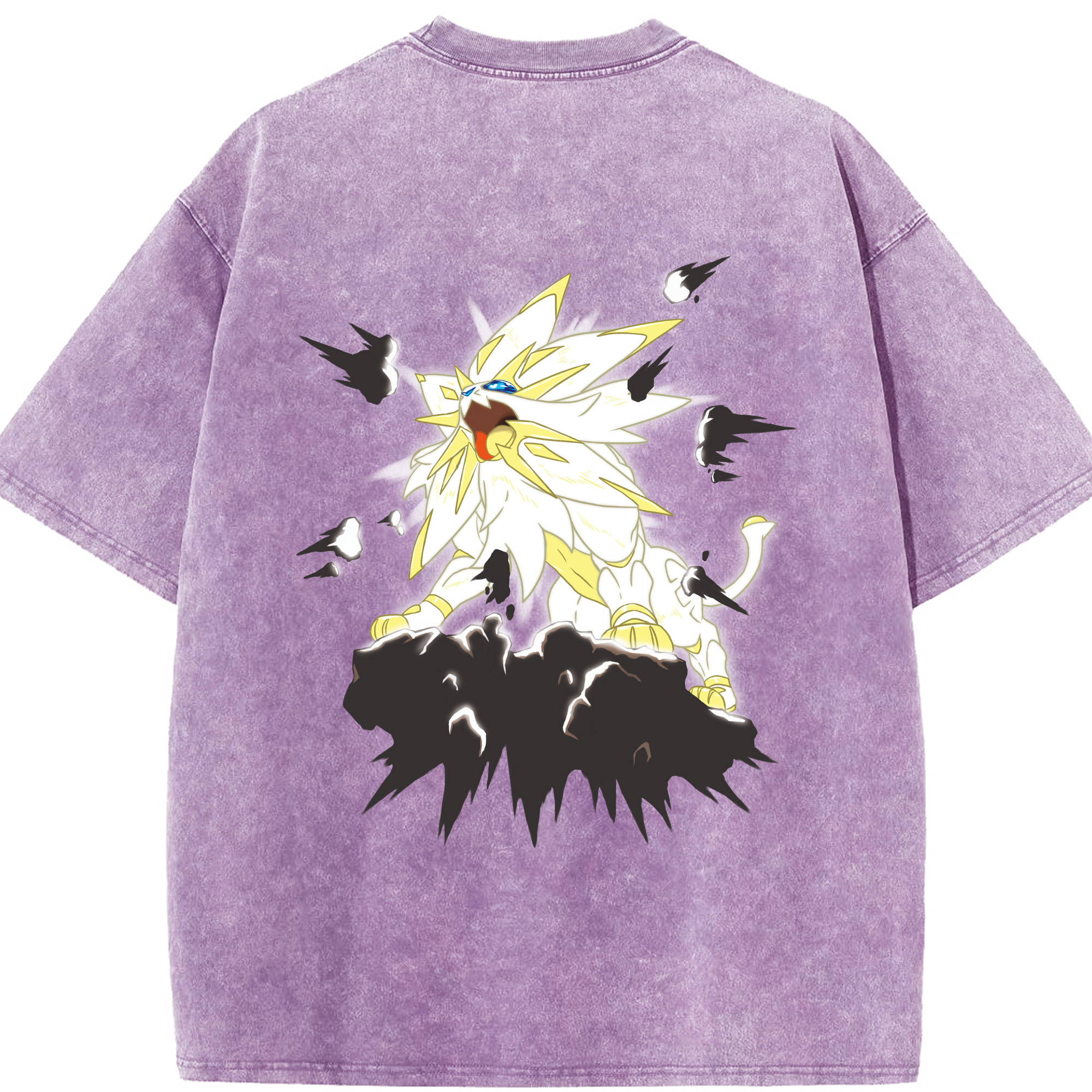（画像用） ポケットモンスター Pokémon 綿100% ヴィンテージ風 半袖Tシャツ（背面プリント）