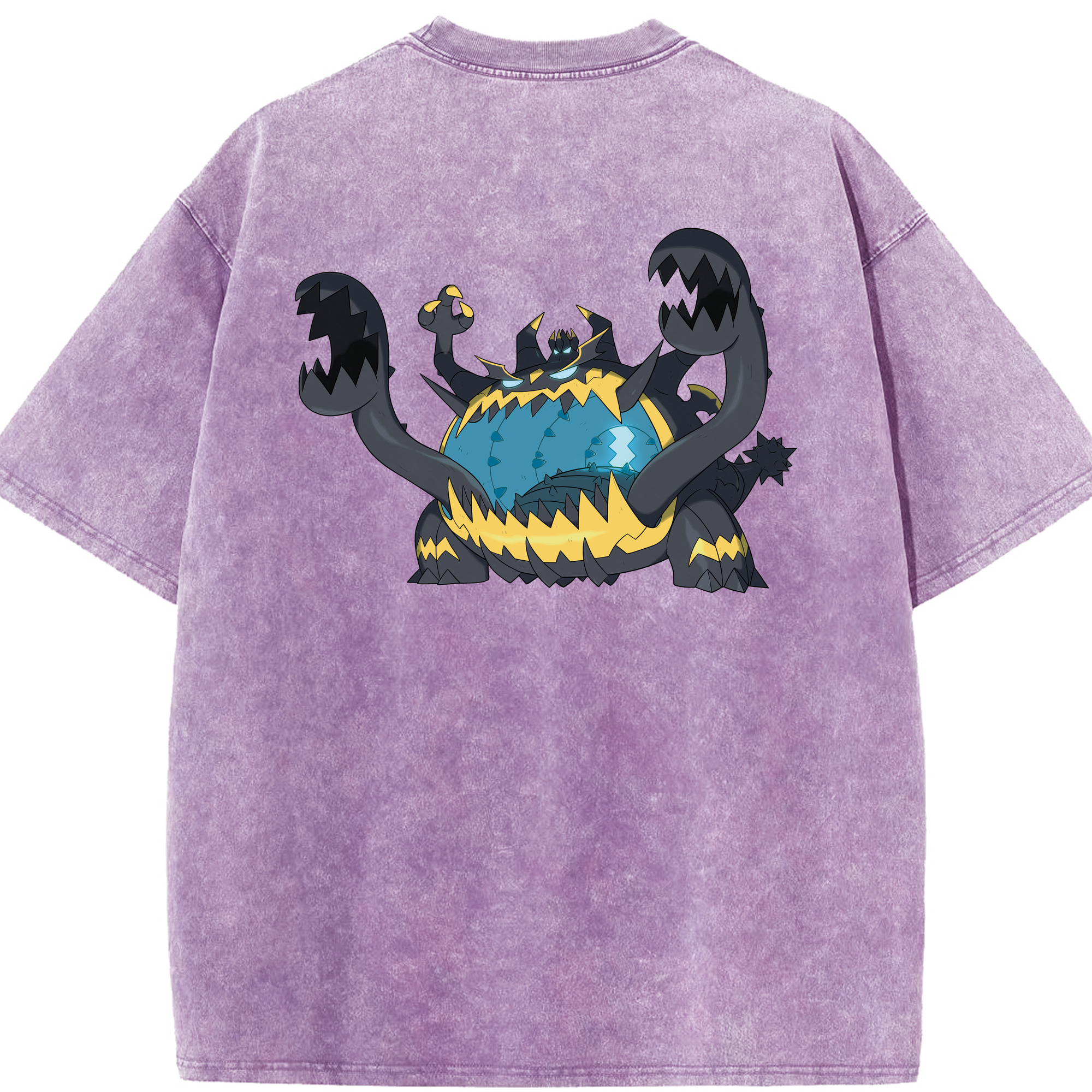 （画像用） ポケットモンスター Pokémon 綿100% ヴィンテージ風 半袖Tシャツ（背面プリント）