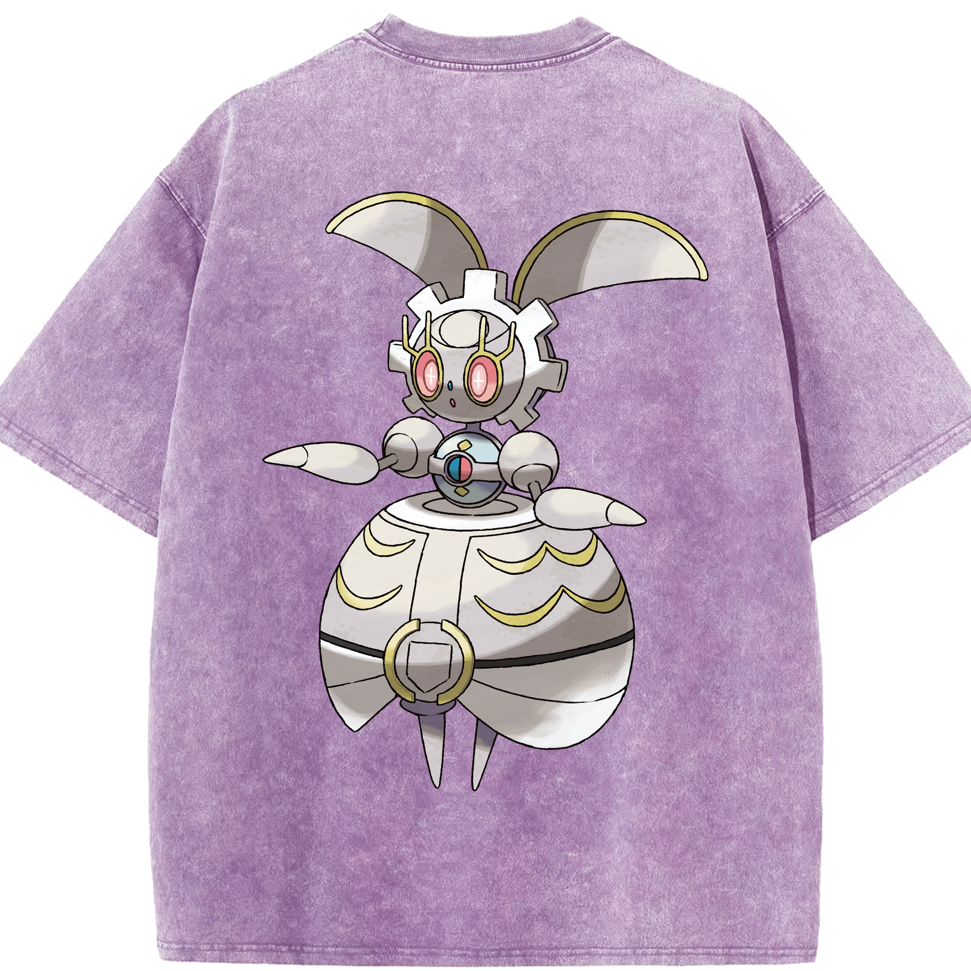 （画像用） ポケットモンスター Pokémon 綿100% ヴィンテージ風 半袖Tシャツ（背面プリント）