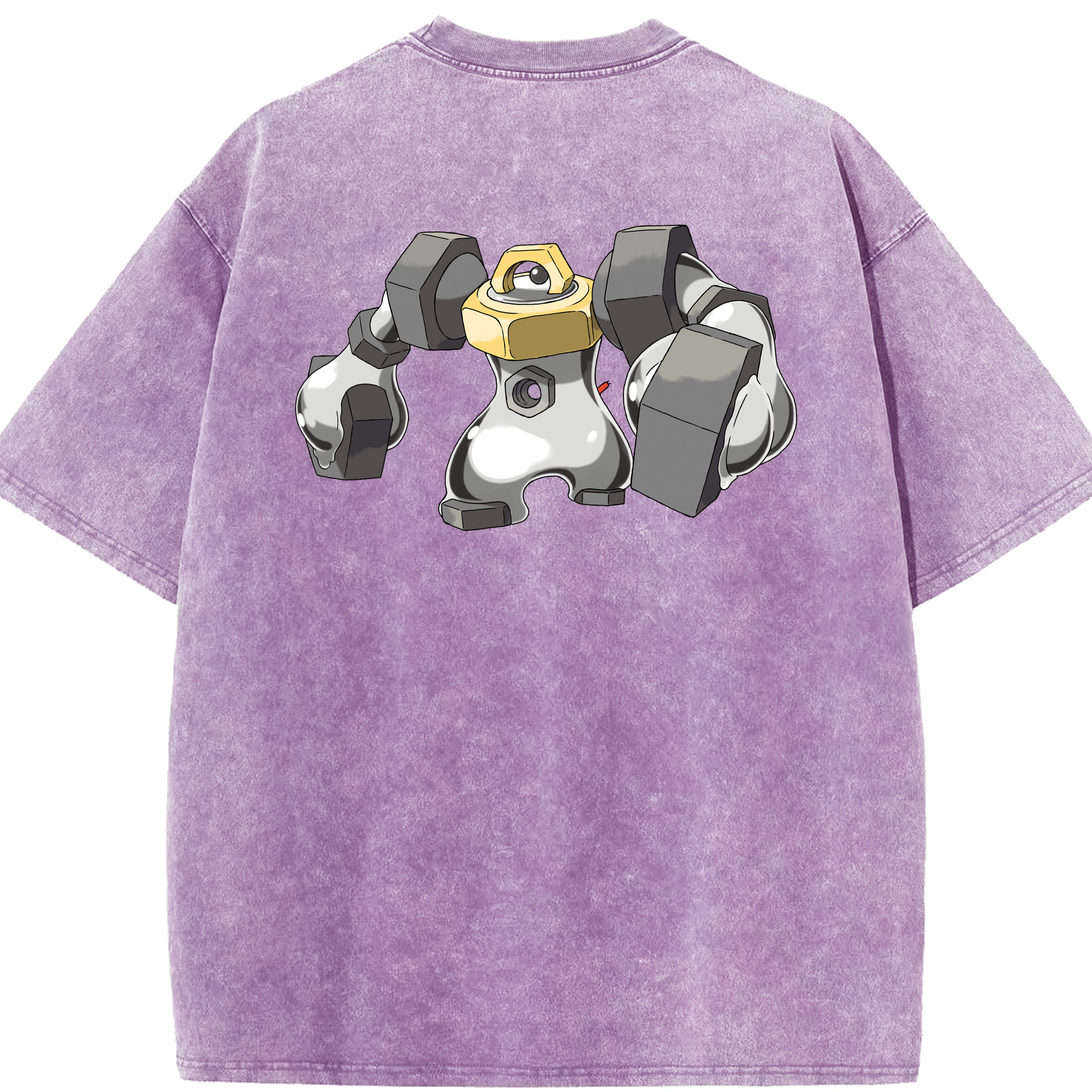 （画像用） ポケットモンスター Pokémon 綿100% ヴィンテージ風 半袖Tシャツ（背面プリント）