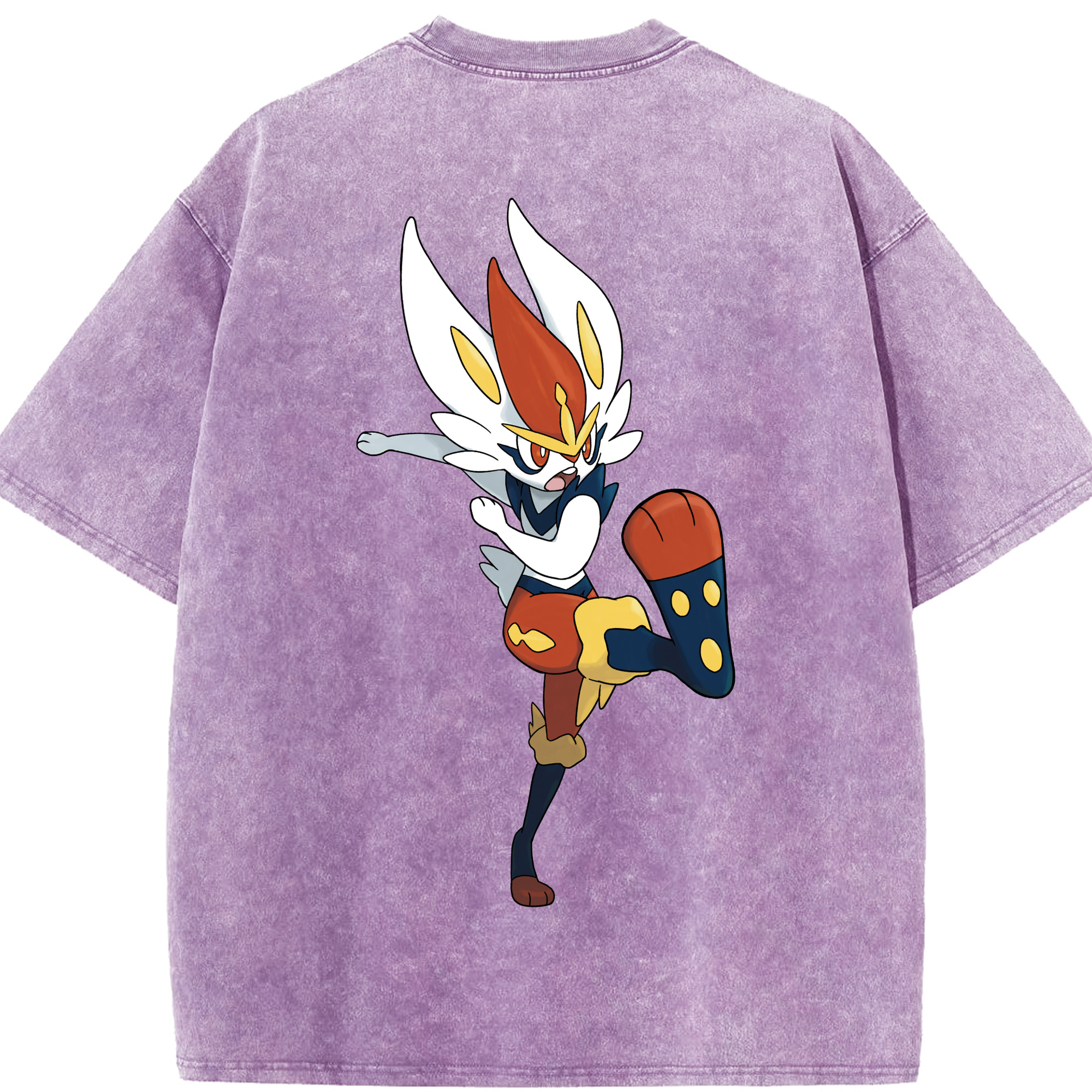（画像用） ポケットモンスター Pokémon 綿100% ヴィンテージ風 半袖Tシャツ（背面プリント）