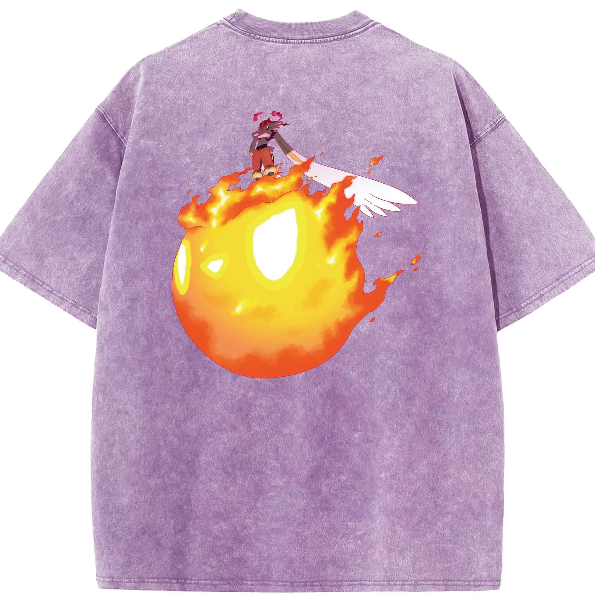 （画像用） ポケットモンスター Pokémon 綿100% ヴィンテージ風 半袖Tシャツ（背面プリント）